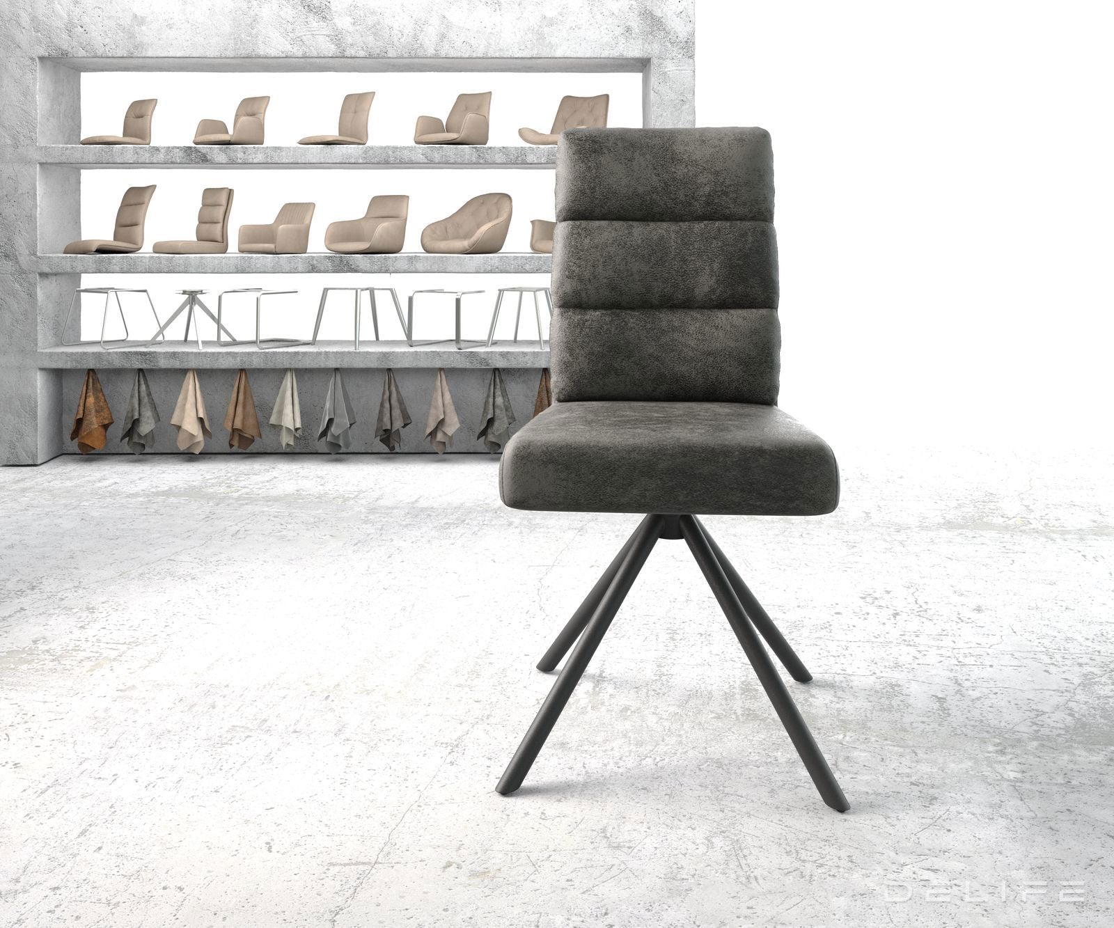 Jedilni stol Pela, Material: Mikrofibra