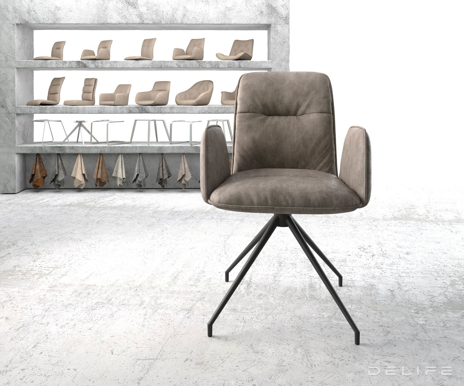 Jedilni stol Vinja, Material: Mikrofibra