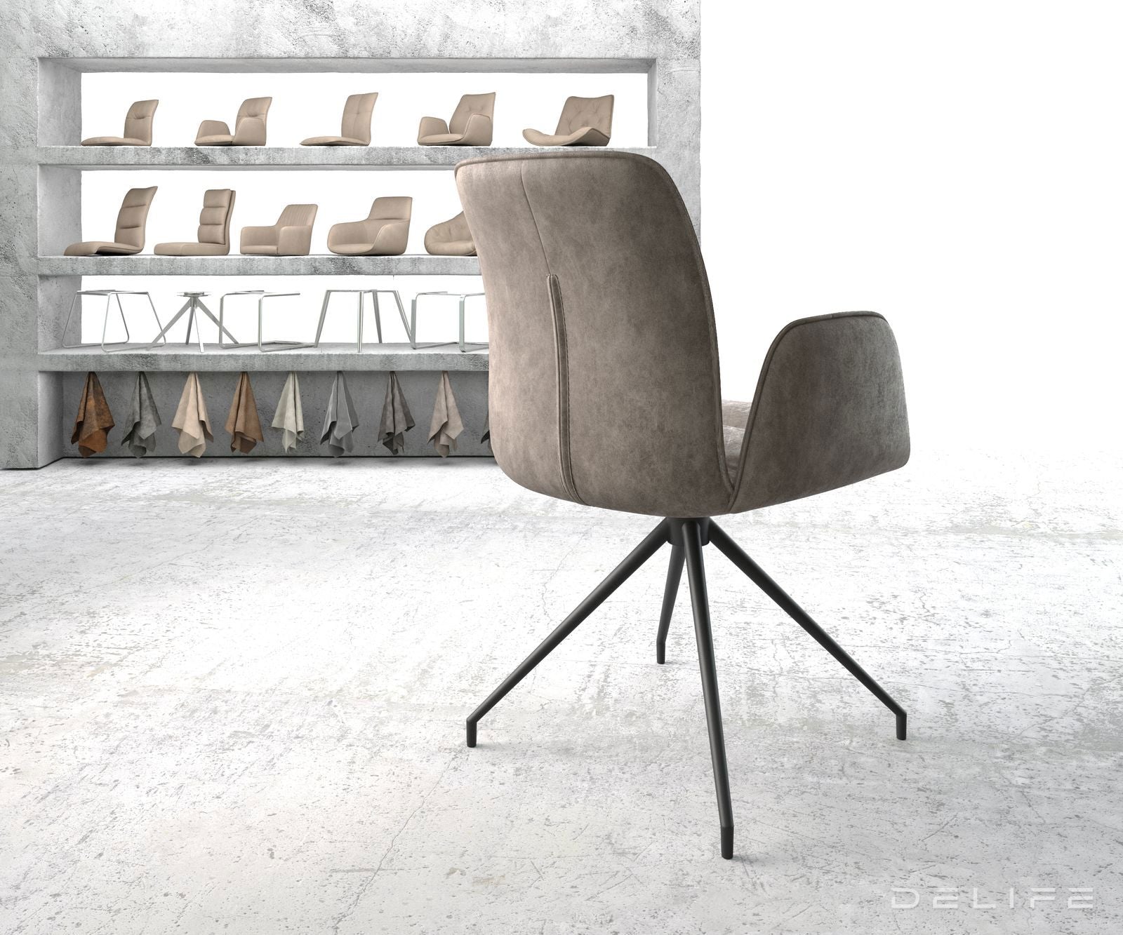 Jedilni stol Vinja, Material: Mikrofibra