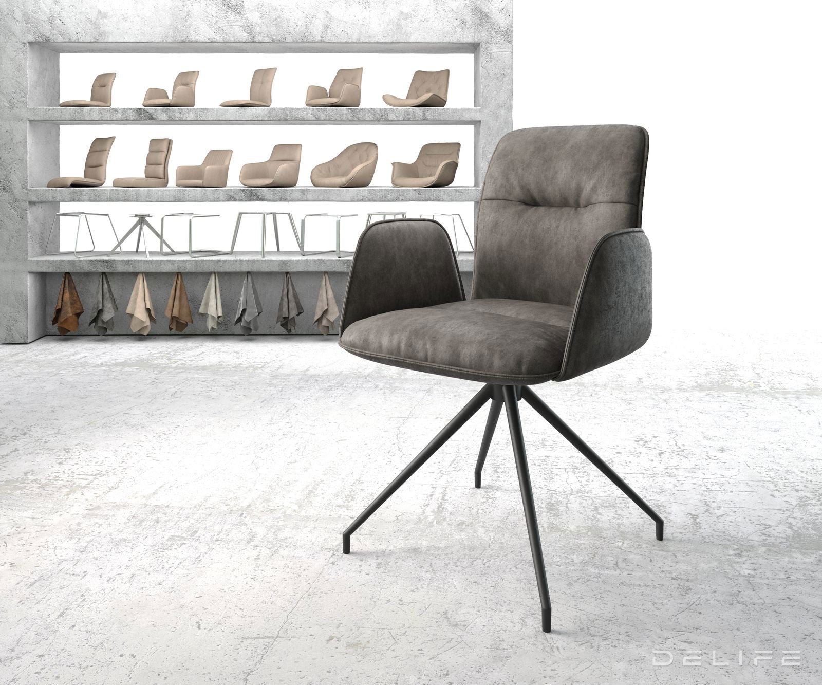 Jedilni stol Vinja, Material: Mikrofibra