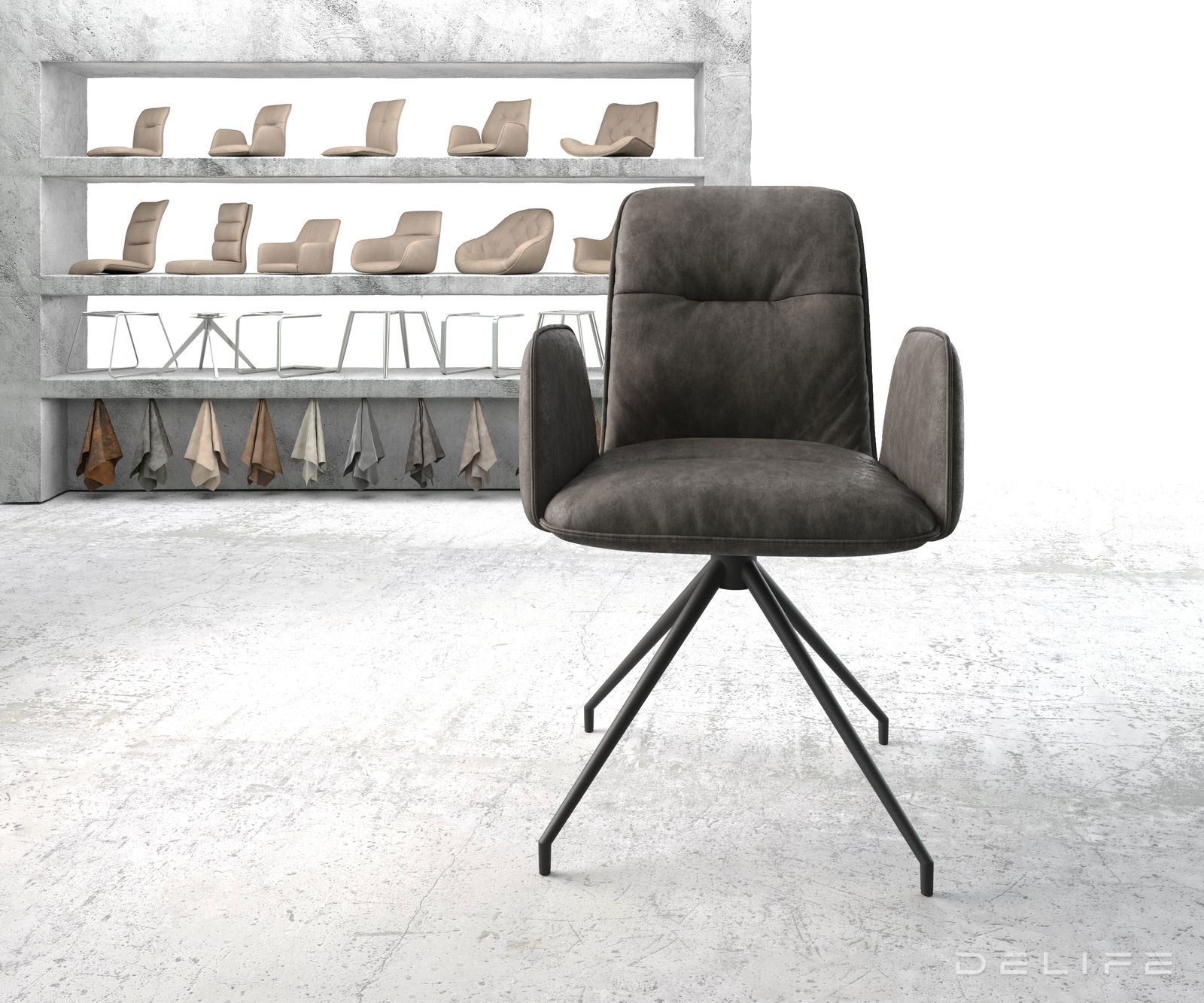 Jedilni stol Vinja, Material: Mikrofibra