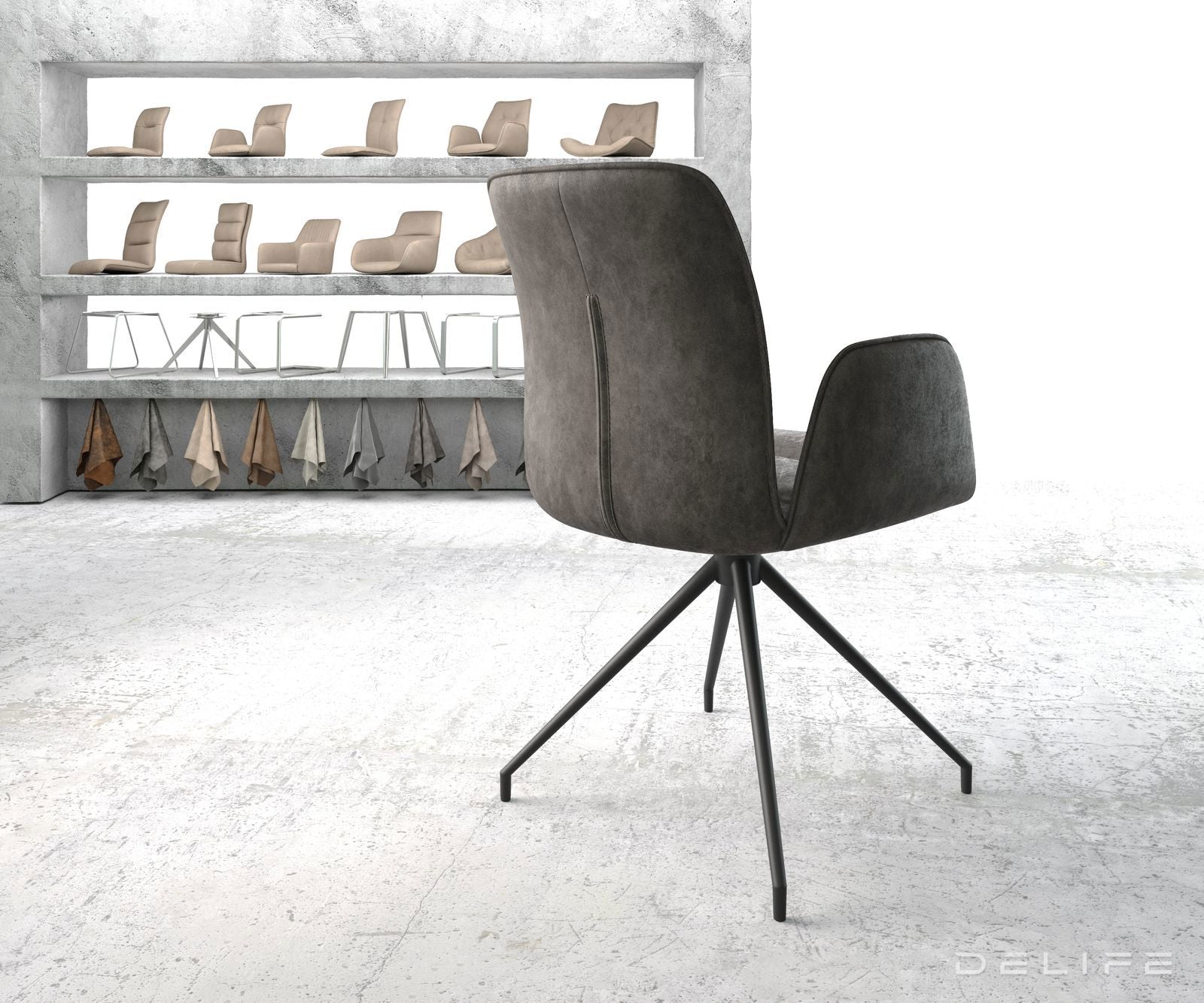 Jedilni stol Vinja, Material: Mikrofibra