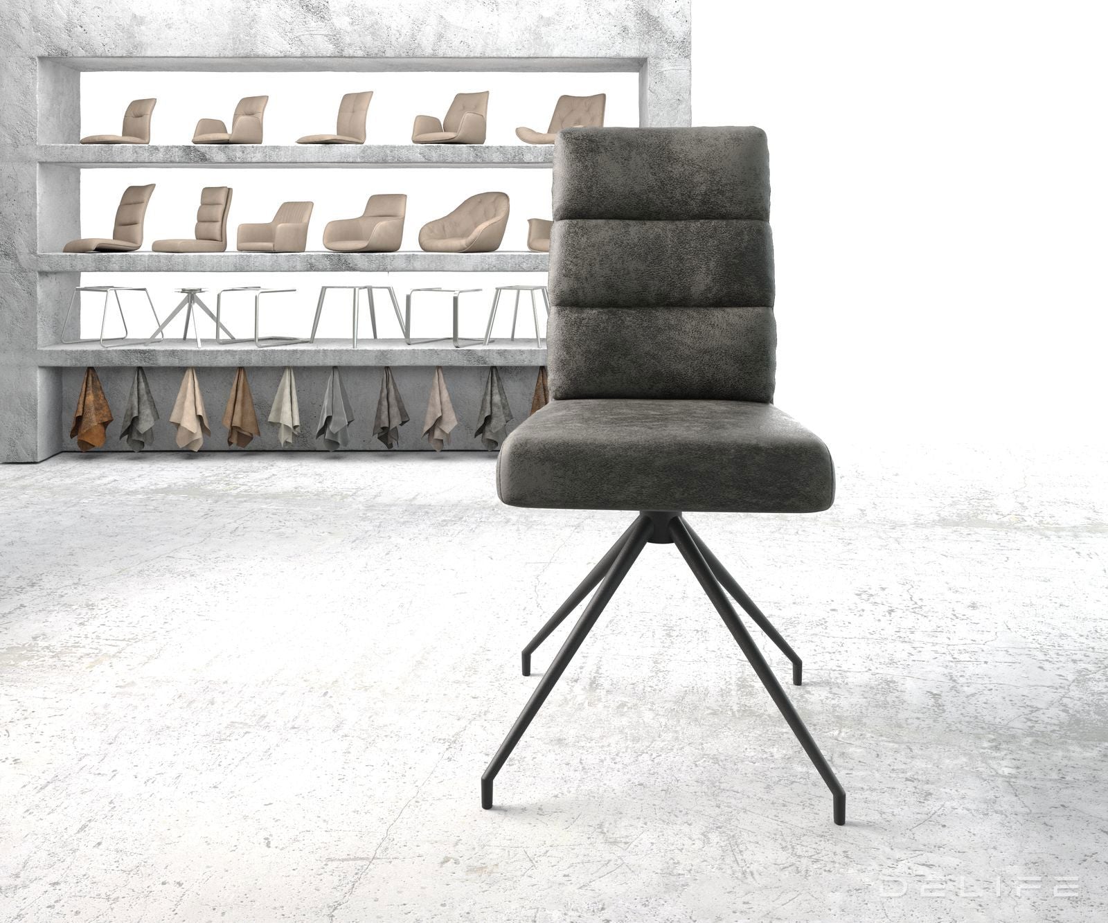 Jedilni stol Pela, Material: Mikrofibra