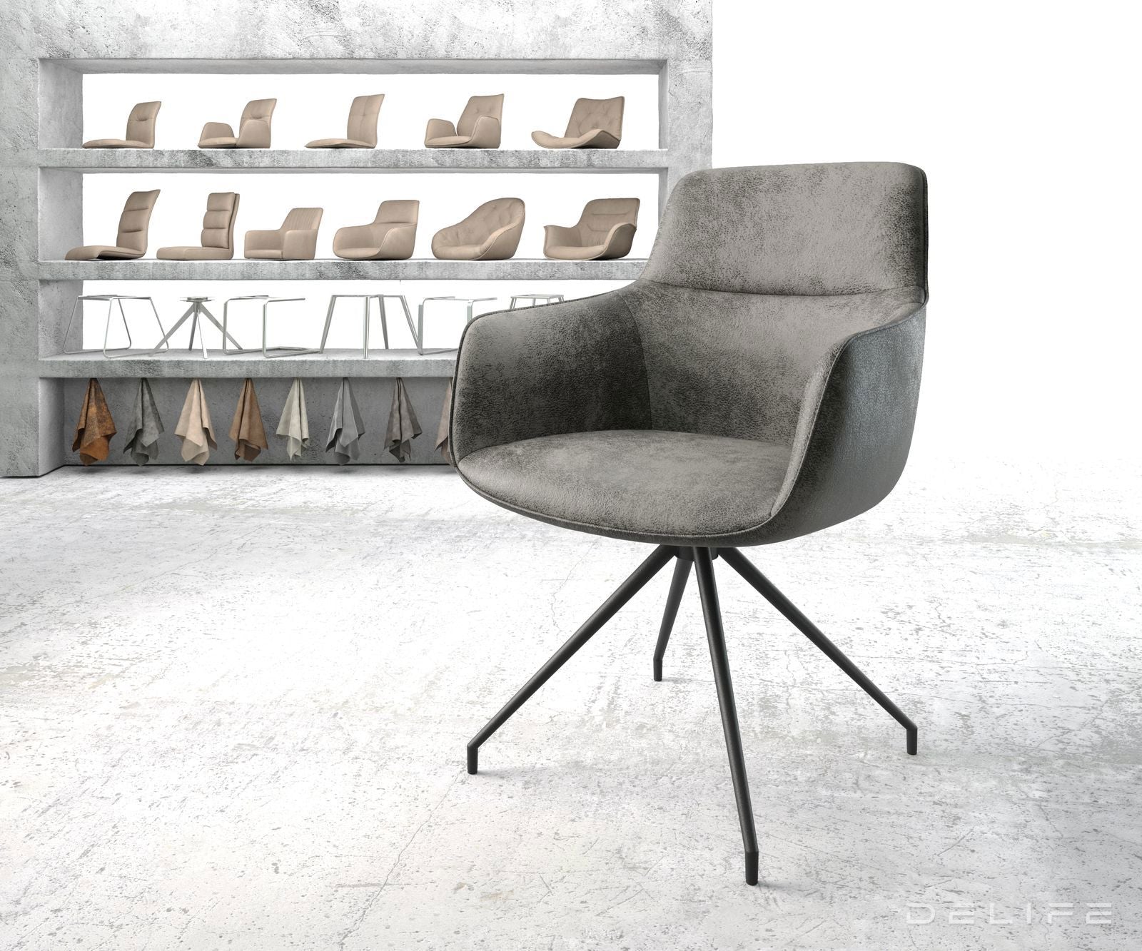 Jedilni stol Pejo, Material: Mikrofibra