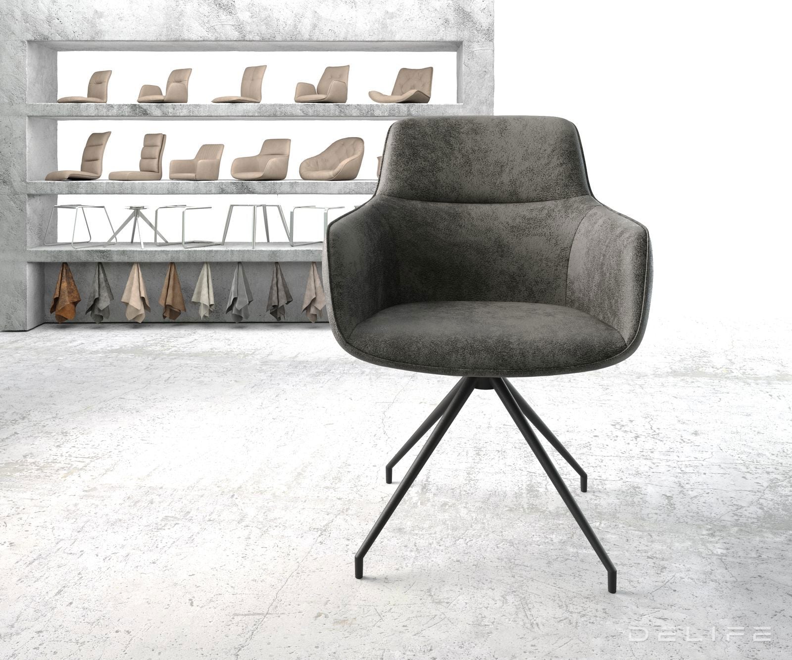 Jedilni stol Pejo, Material: Mikrofibra