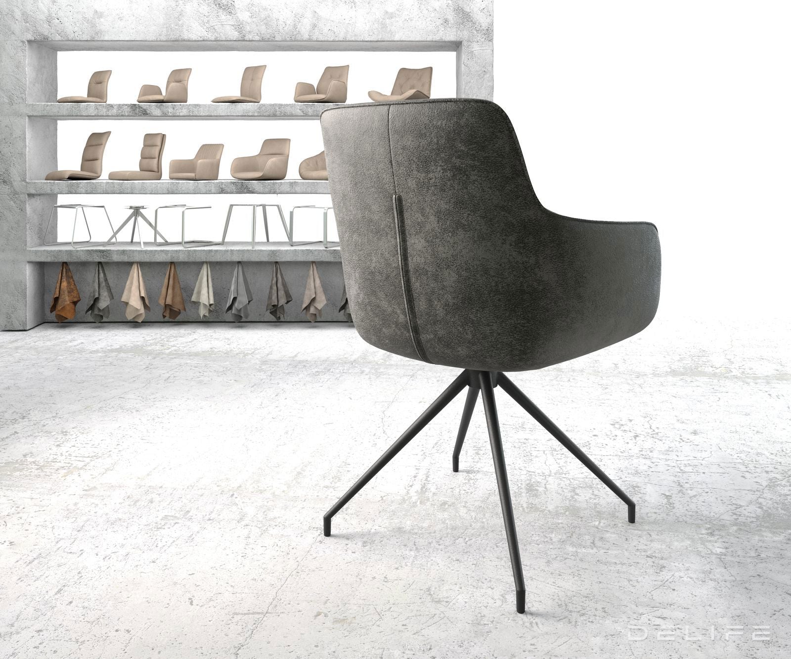 Jedilni stol Pejo, Material: Mikrofibra