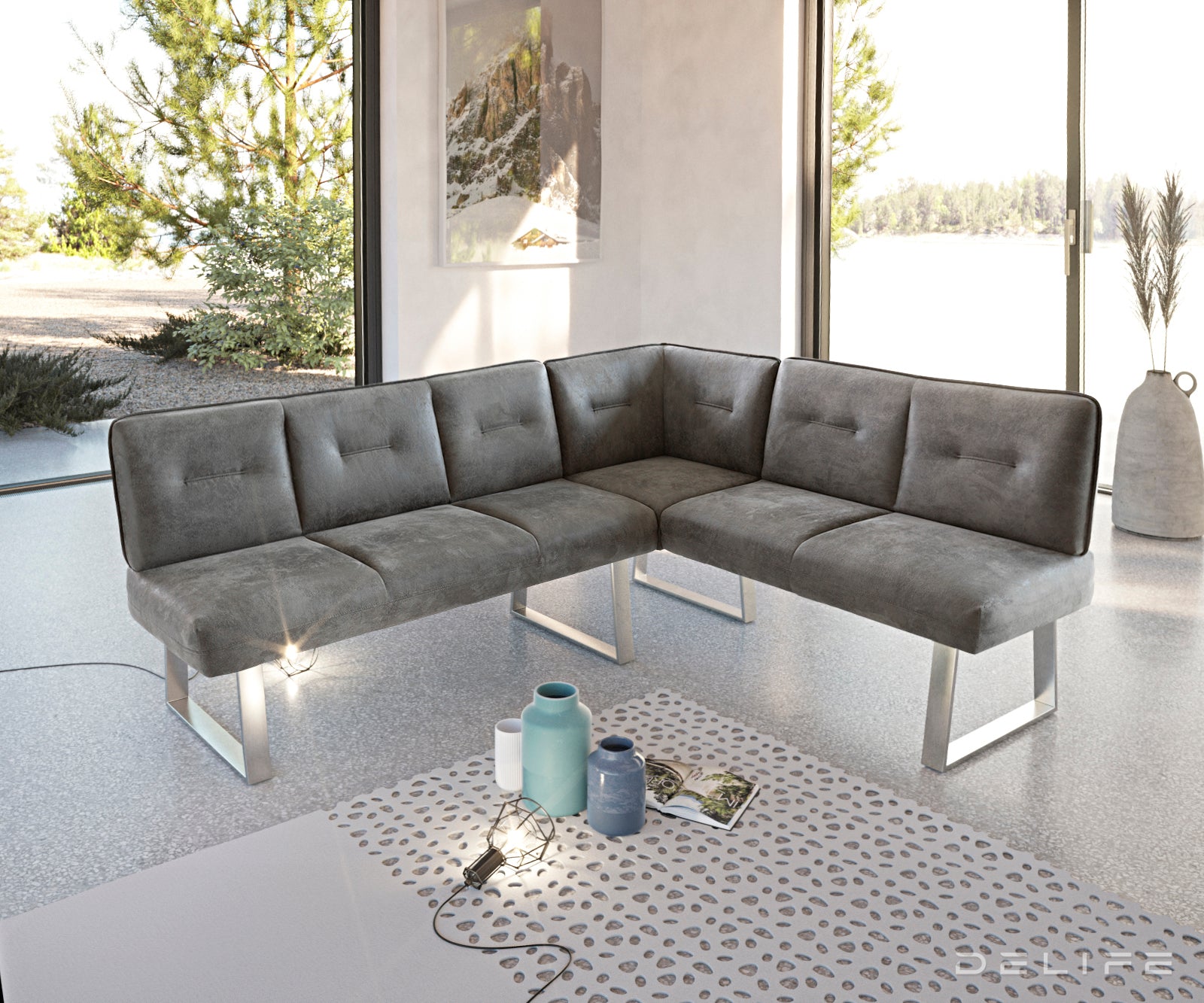Klop Pavle 200x170cm, Material: Mikrovelur