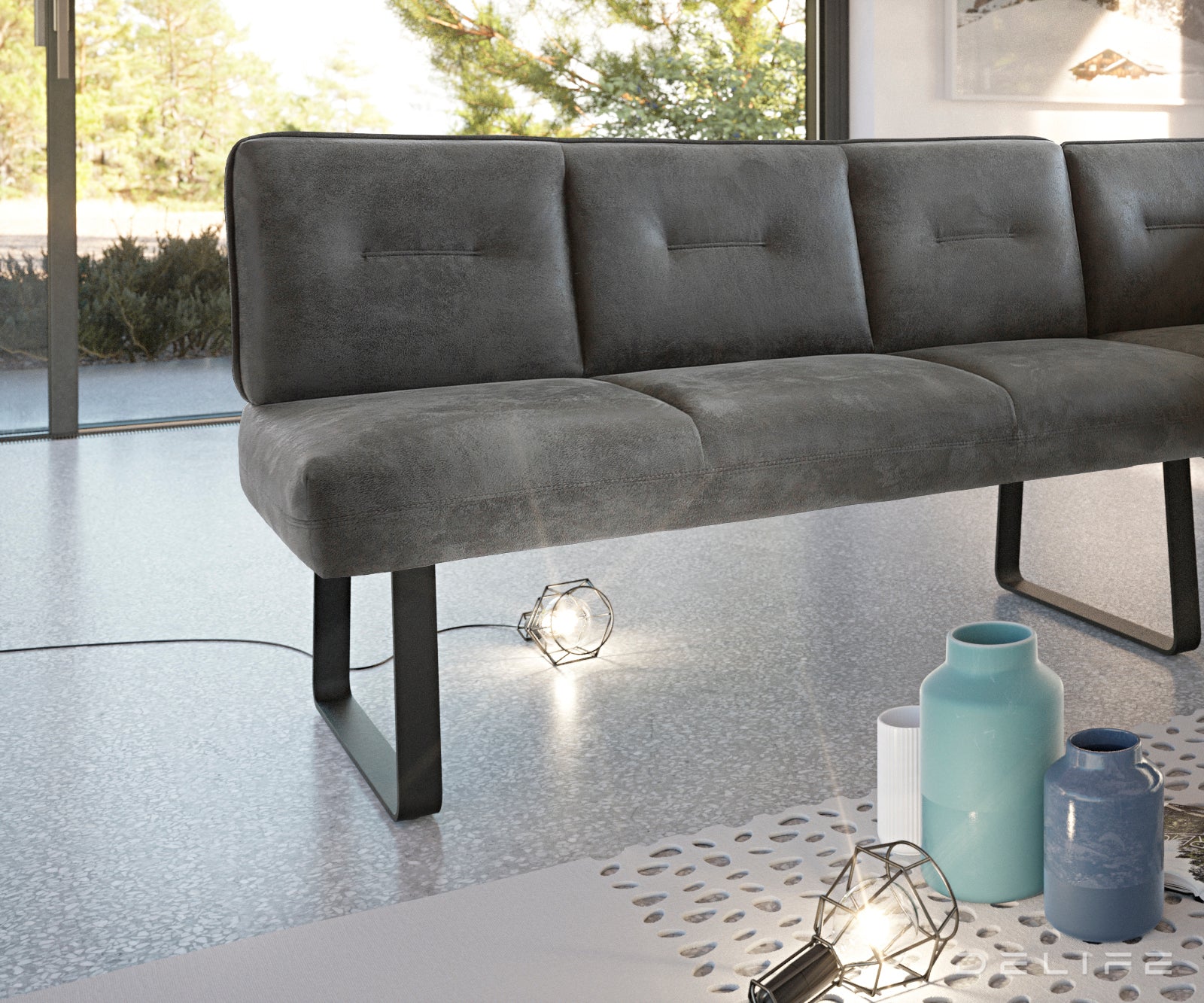 Klop Pavle 200x170cm, Material: Mikrovelur