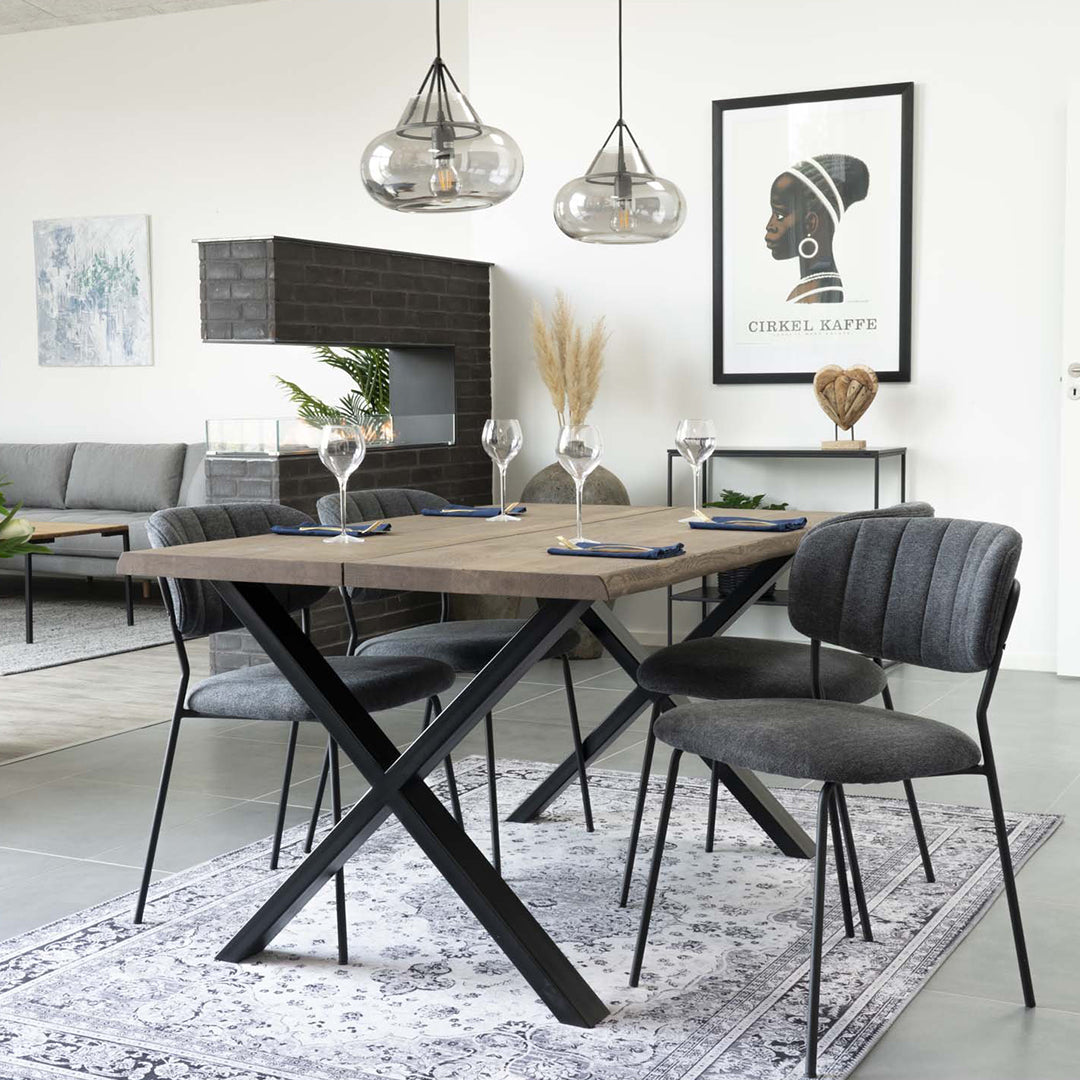 Fiksna miza Toulon 95x140x75cm, Material: Hrast