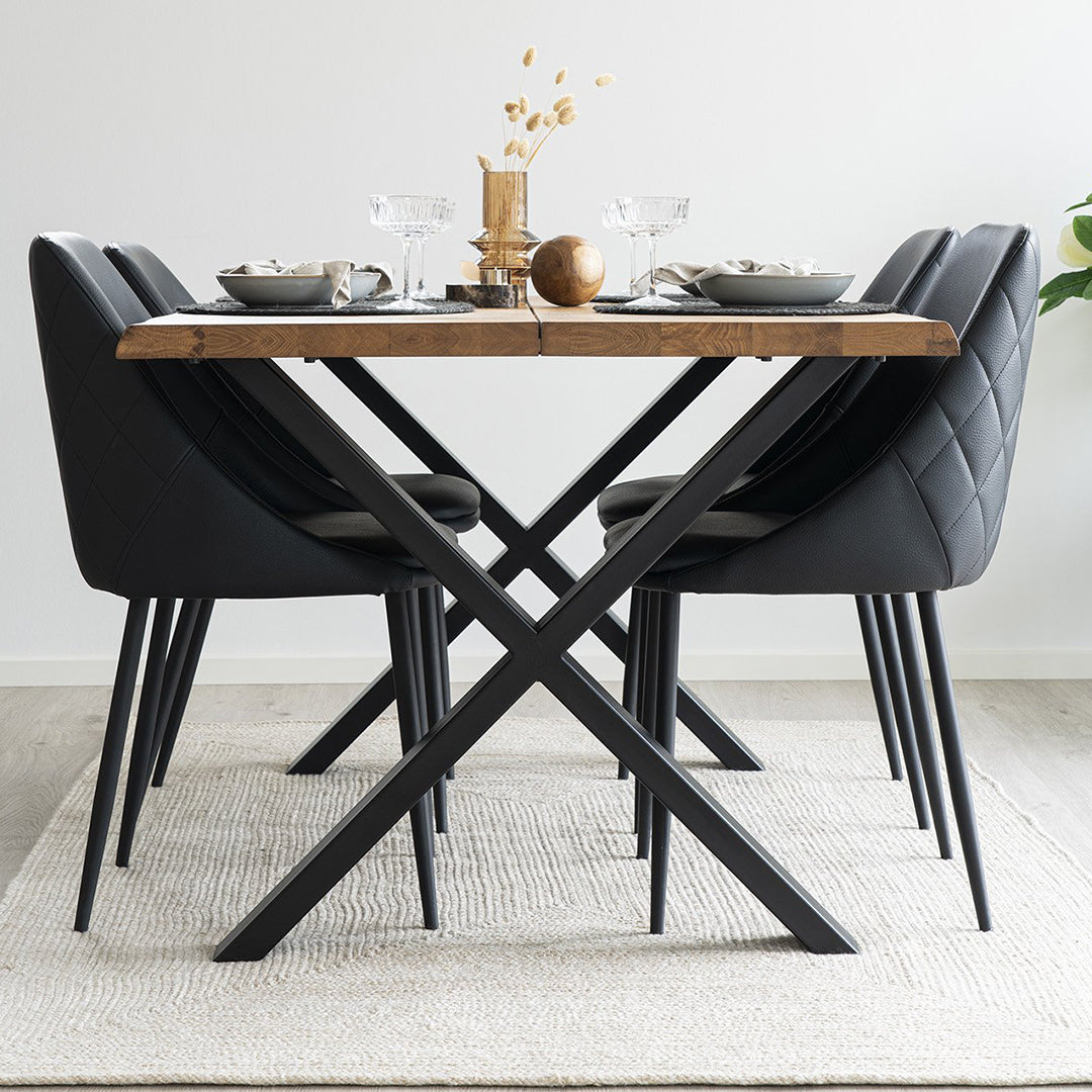 Fiksna miza Toulon 95x140x75cm, Material: Hrast