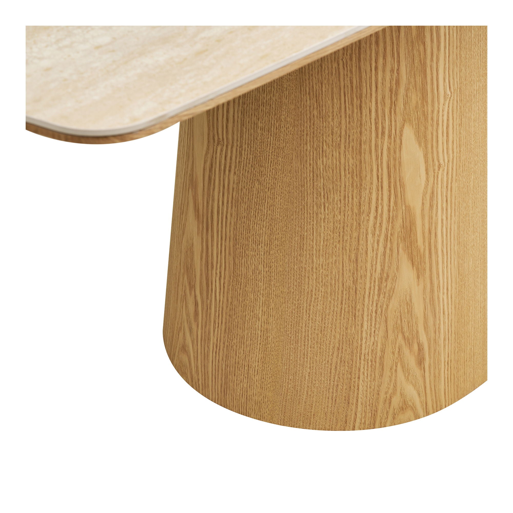 Fiksni stol Noli, material: keramika/furnir