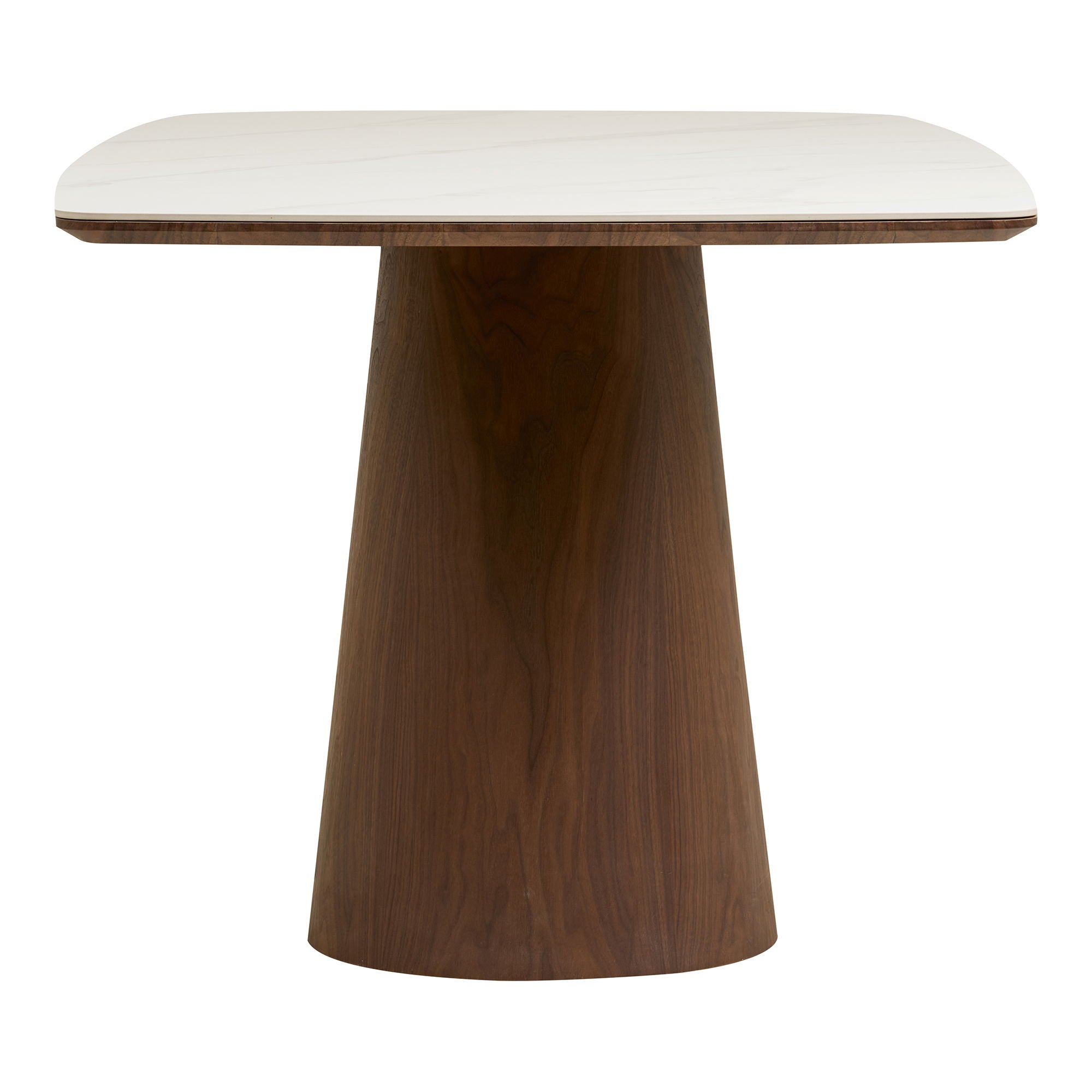 Fiksni stol Noli, material: keramika/furnir