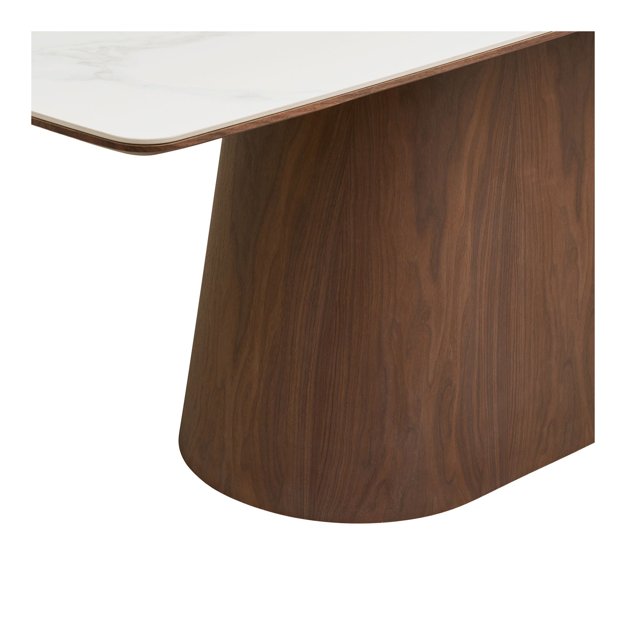 Fiksni stol Noli, material: keramika/furnir