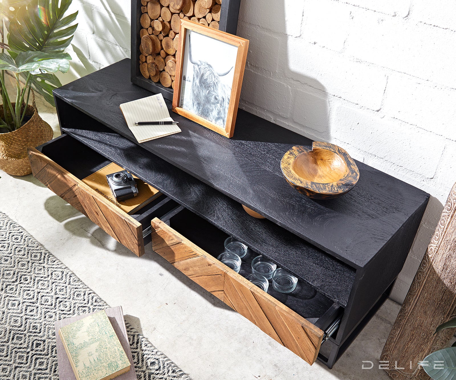 Predalnik Famke, Material: Mango