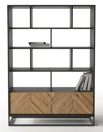 Visoka komoda Famke 120 cm, Material: Mango