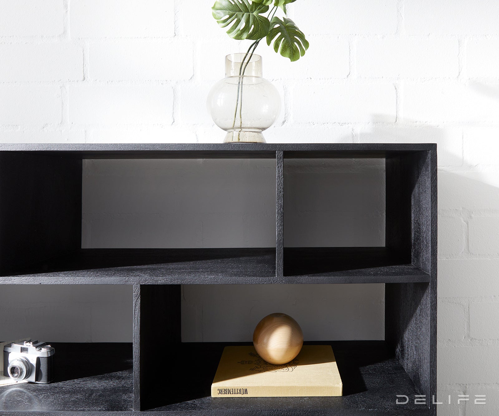 Visoka komoda Famke 120 cm, Material: Mango