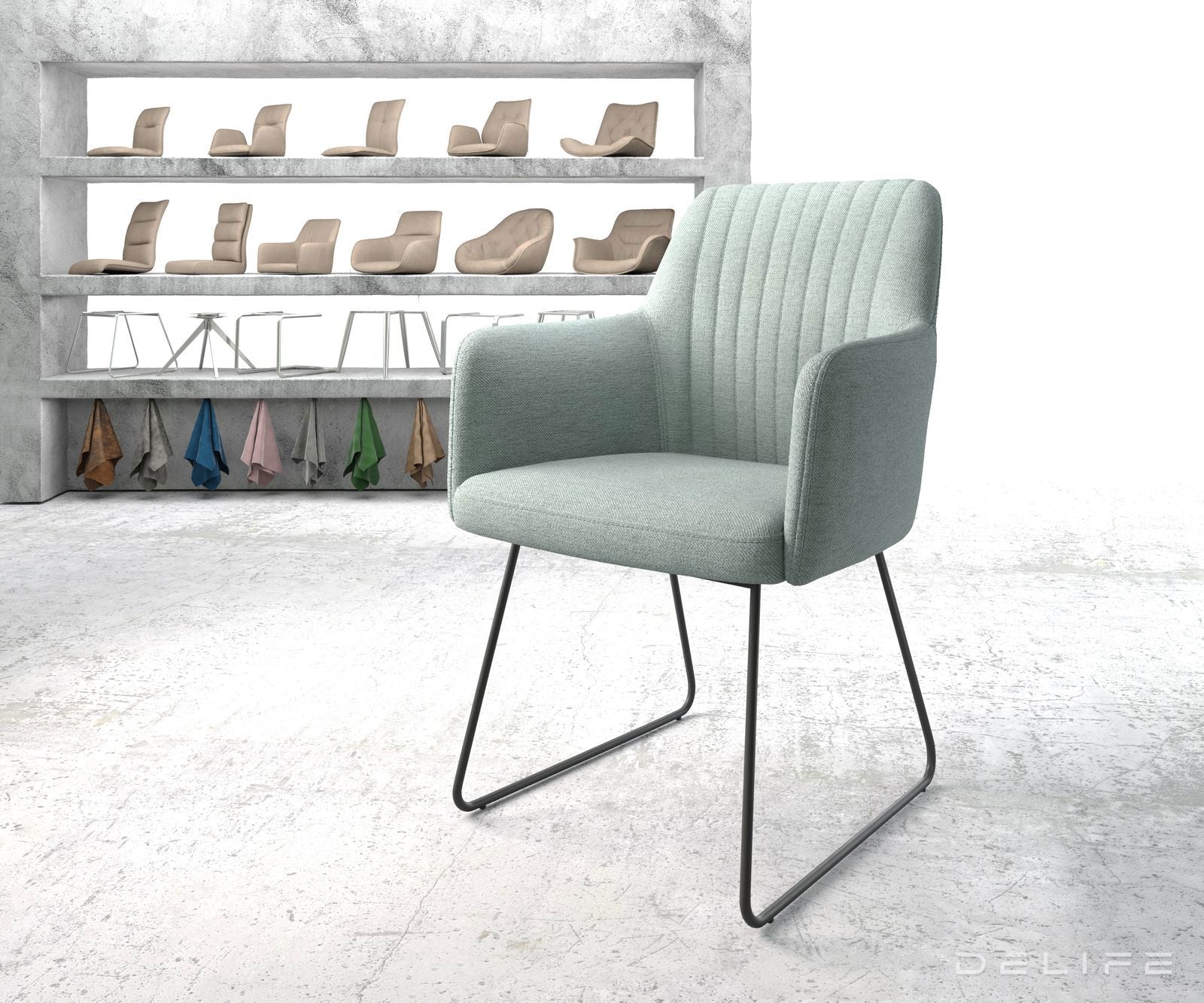 Jedilni stol Greg, Material: Plain tkano