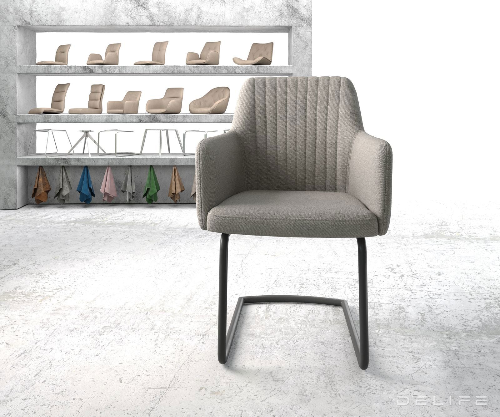 Jedilni stol Greg, Material: Plain tkano