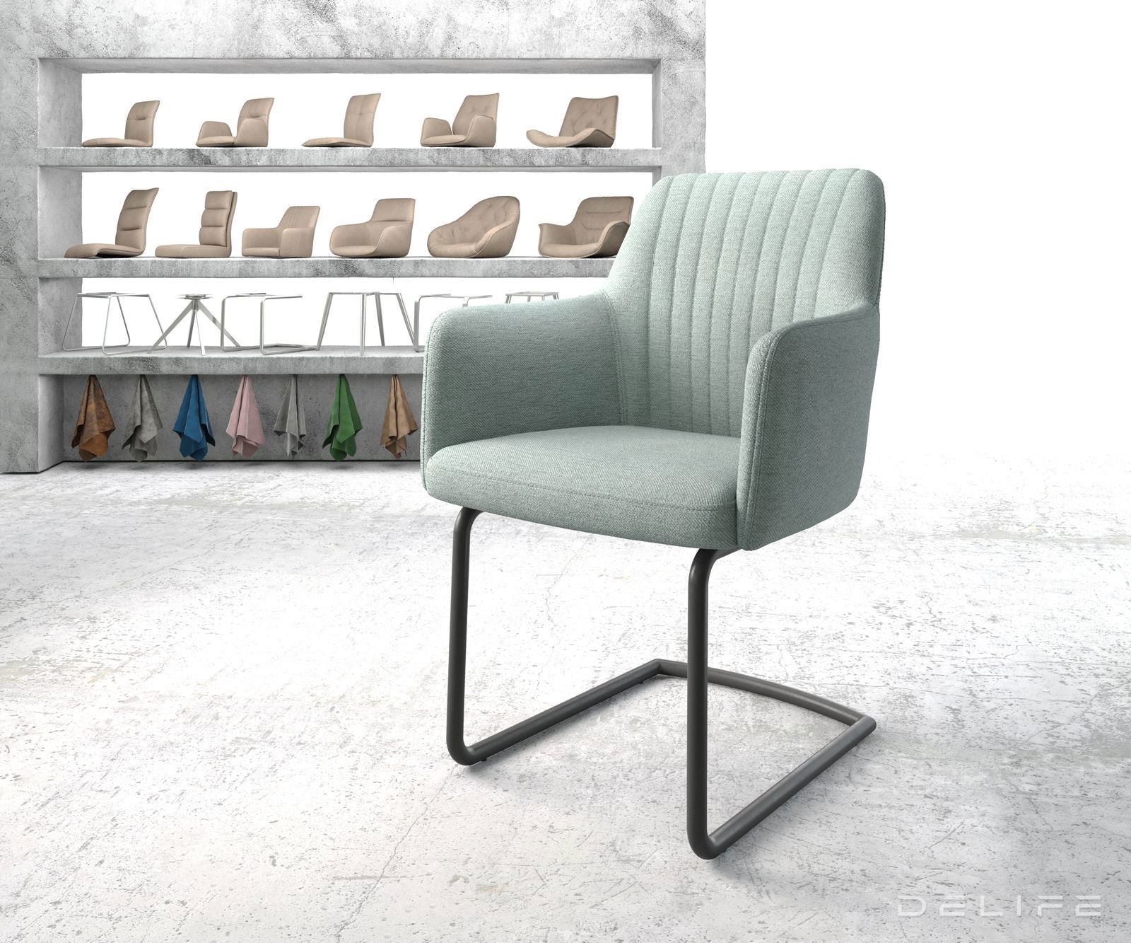 Jedilni stol Greg, Material: Plain tkano