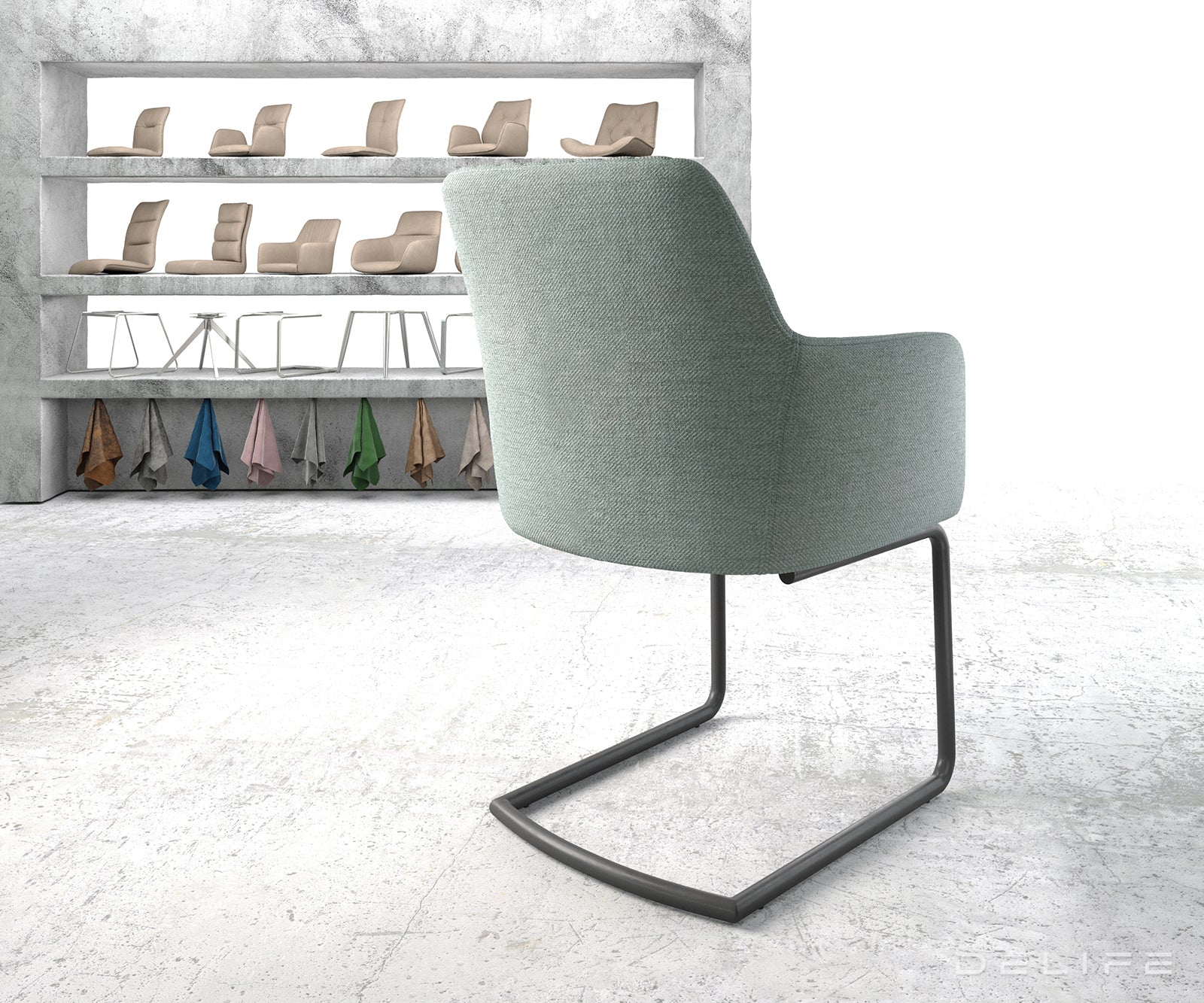 Jedilni stol Greg, Material: Plain tkano