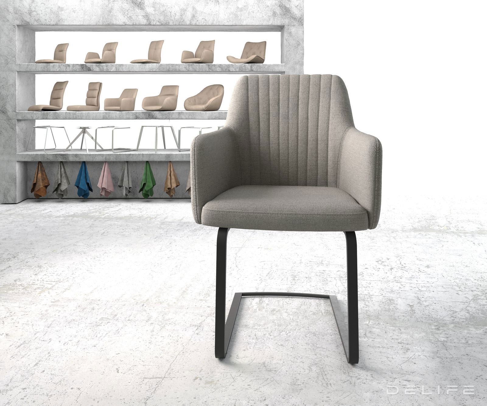 Jedilni stol Greg, Material: Plain tkano