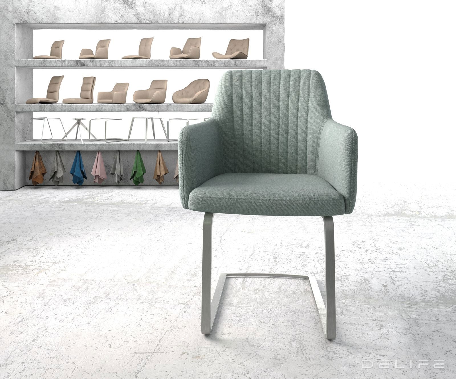 Jedilni stol Greg, Material: Plain tkano