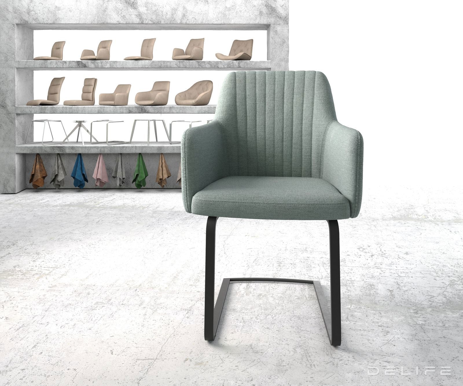 Jedilni stol Greg, Material: Plain tkano