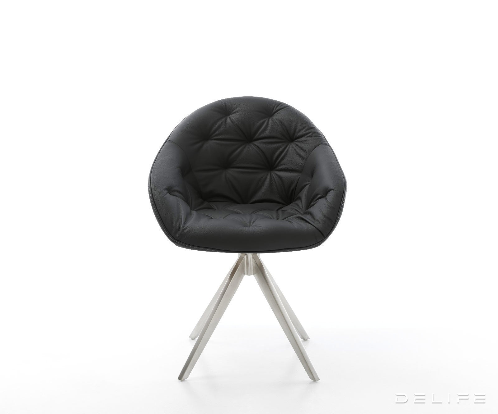 Jedilni stol Gaio, Material: Usnje