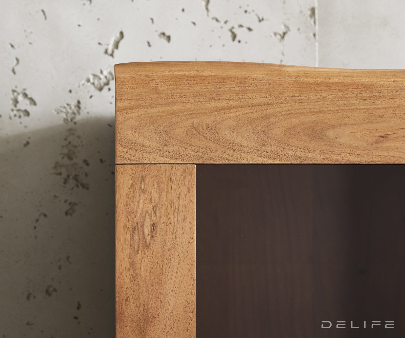 Visoka komoda Live-Edge 120x190cm, Material: Akacija