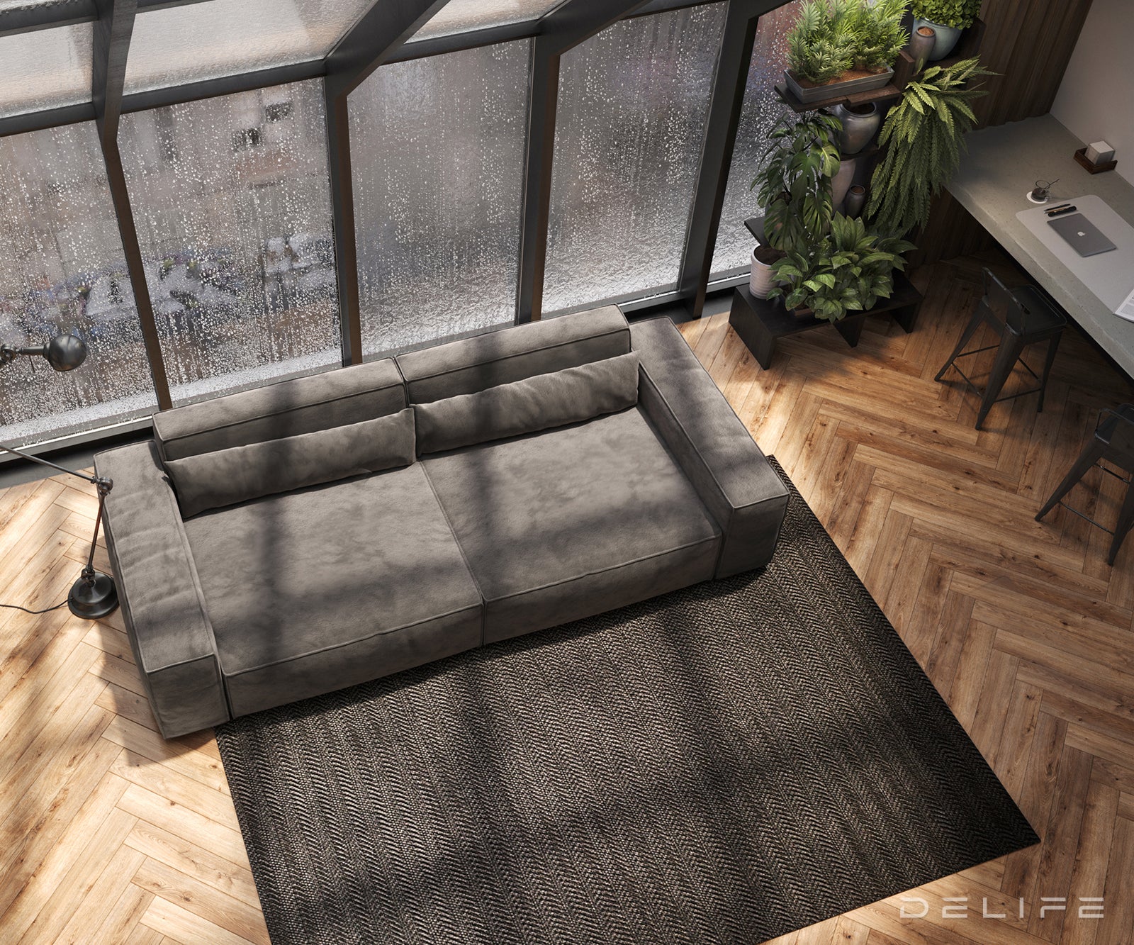 Kavč Sirpio XL 270x130cm, Material: Mikrofibra