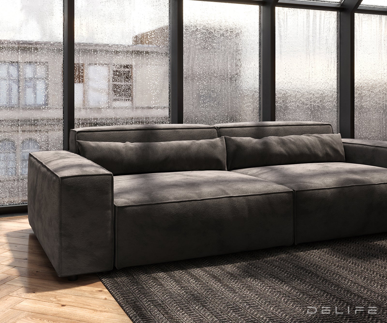 Kavč Sirpio XL 270x130cm, Material: Mikrofibra