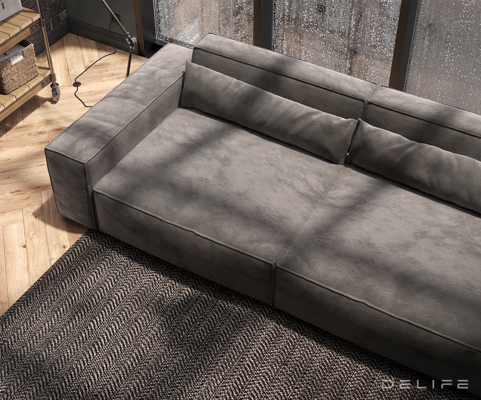 Kavč Sirpio XL 270x130cm, Material: Mikrofibra