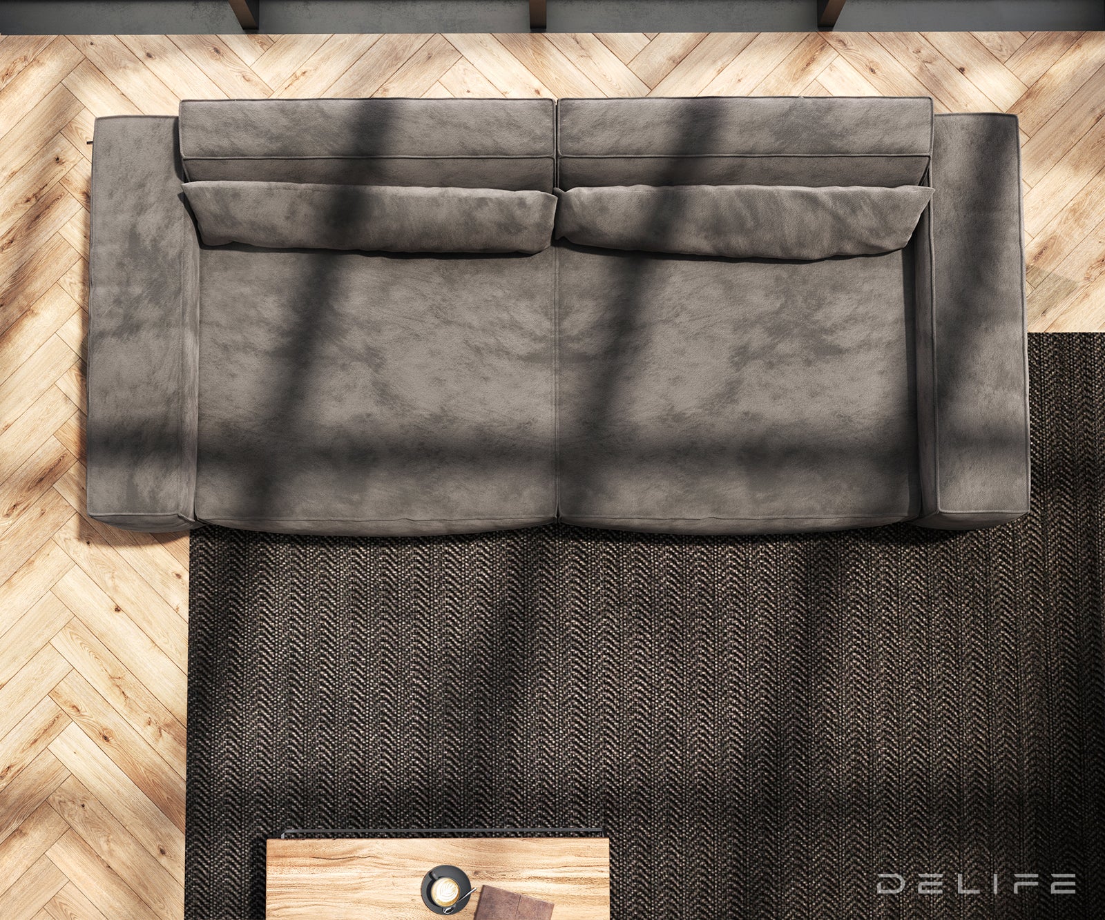 Kavč Sirpio XL 270x130cm, Material: Mikrofibra