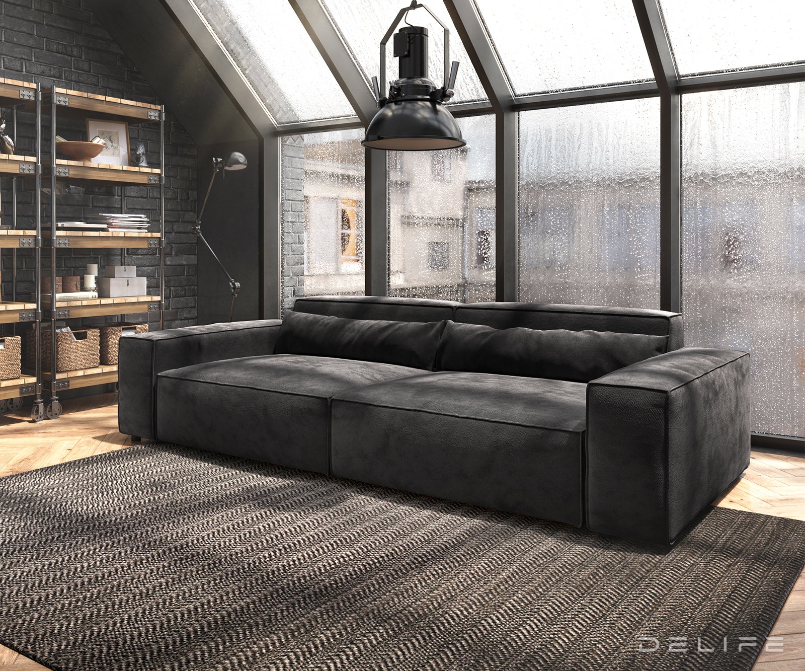 Kavč Sirpio XL 270x130cm, Material: Mikrofibra