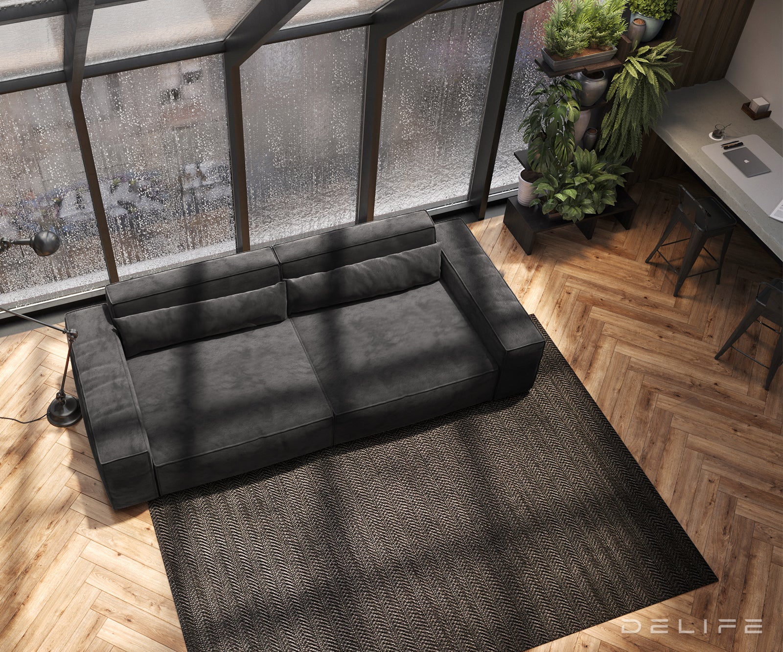 Kavč Sirpio XL 270x130cm, Material: Mikrofibra