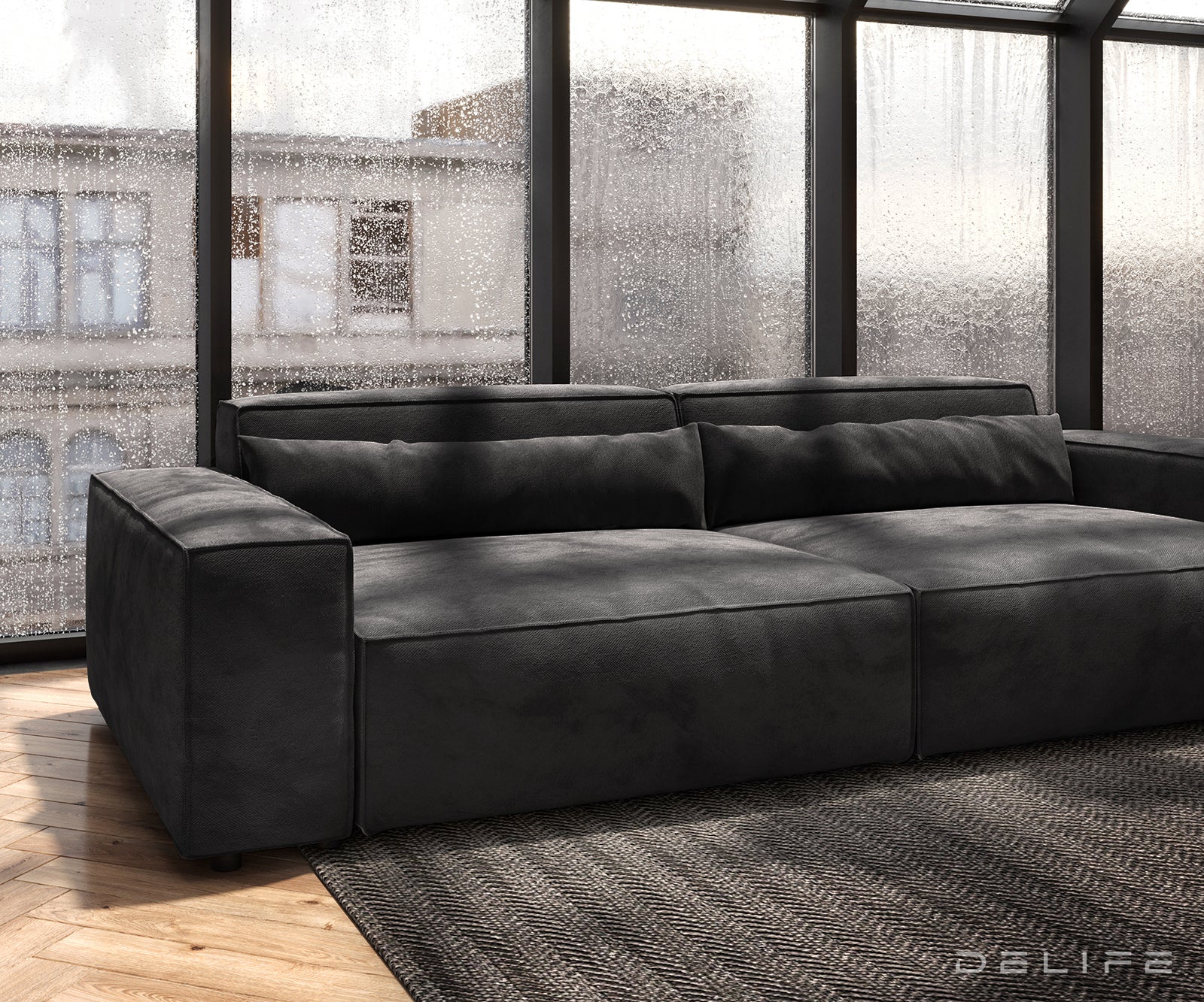 Kavč Sirpio XL 270x130cm, Material: Mikrofibra