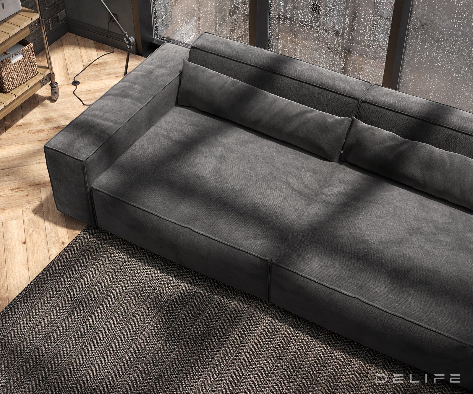 Kavč Sirpio XL 270x130cm, Material: Mikrofibra