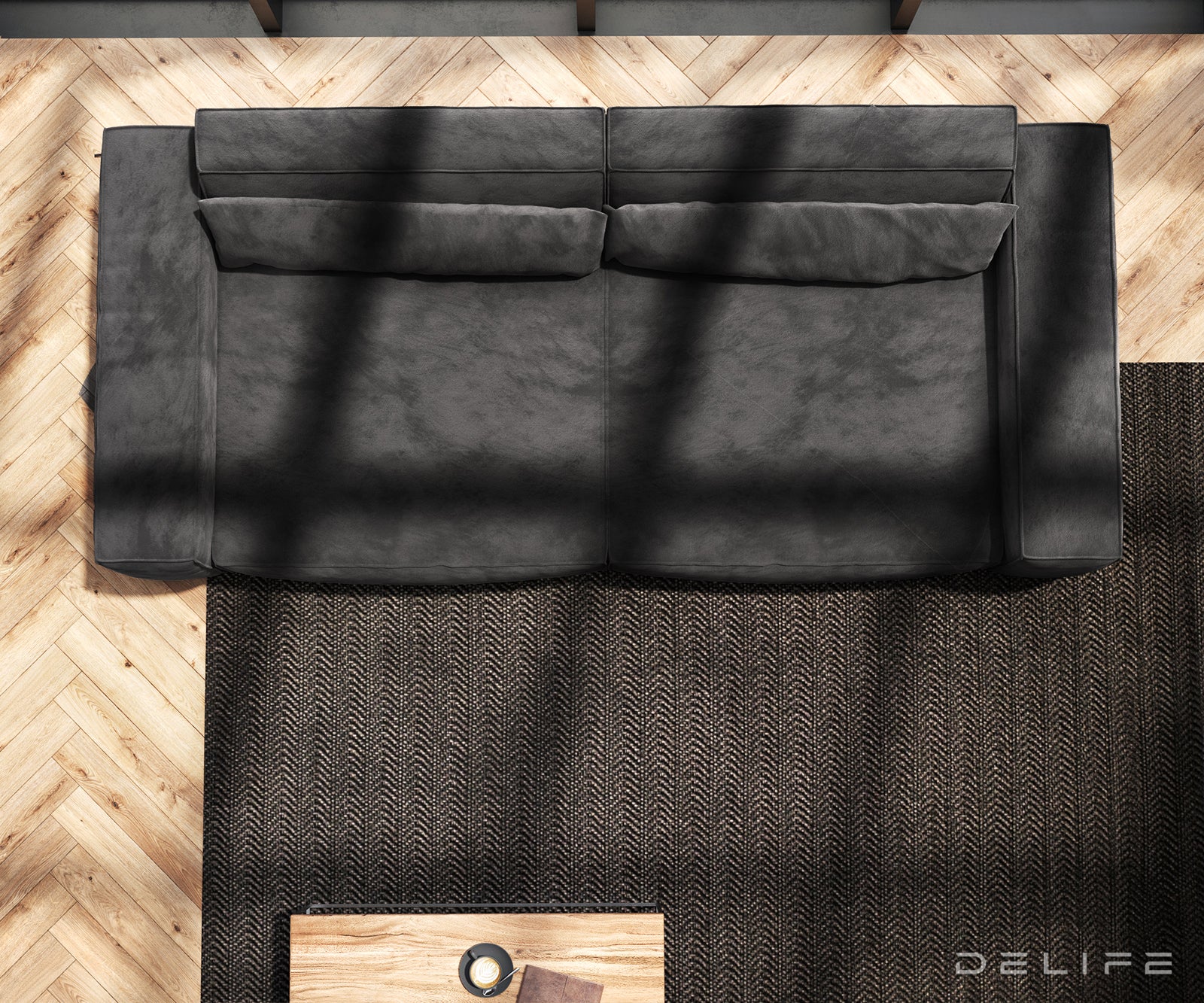 Kavč Sirpio XL 270x130cm, Material: Mikrofibra