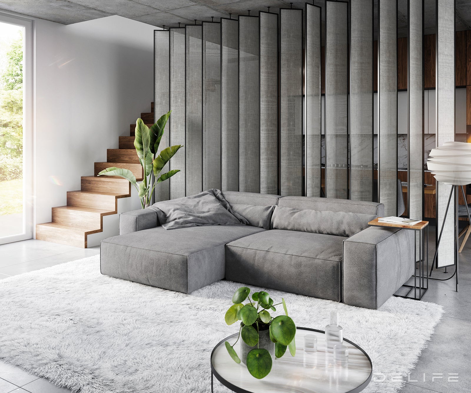 Kotna sedežna garnitura Sirpio XL 266x173cm, Material: Mikrofibra