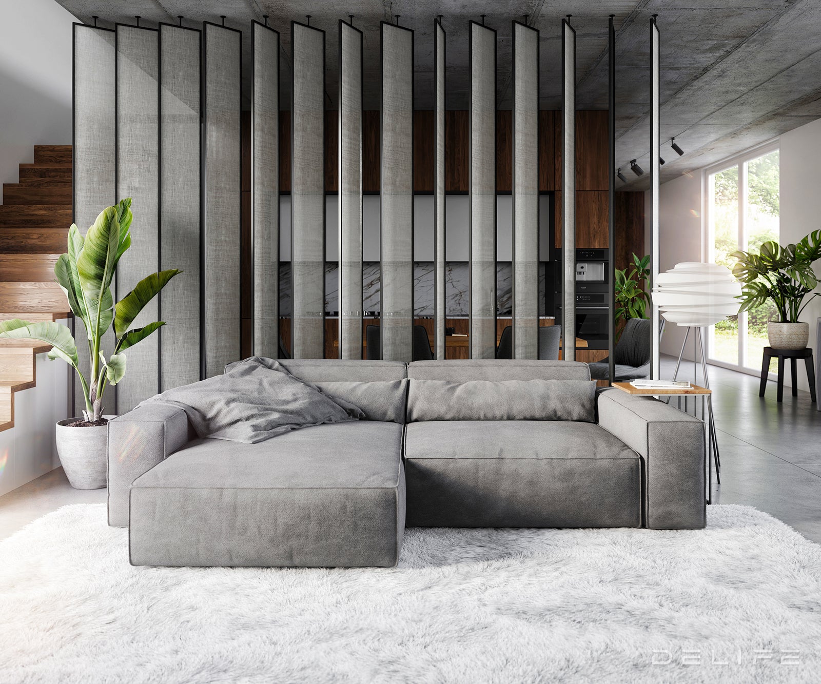 Kotna sedežna garnitura Sirpio XL 266x173cm, Material: Mikrofibra