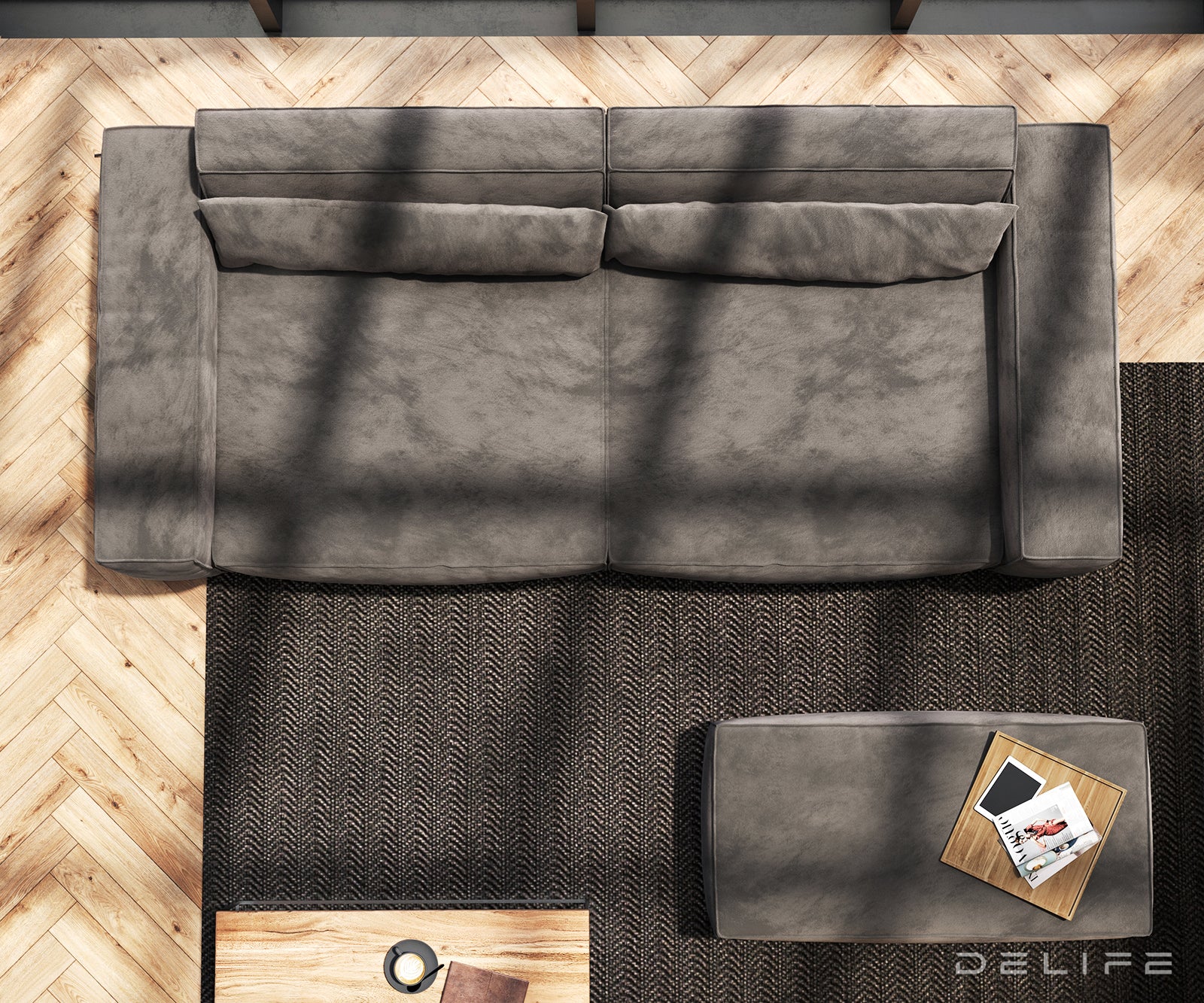 Kavč Sirpio XL 270x130cm, Material: Mikrofibra