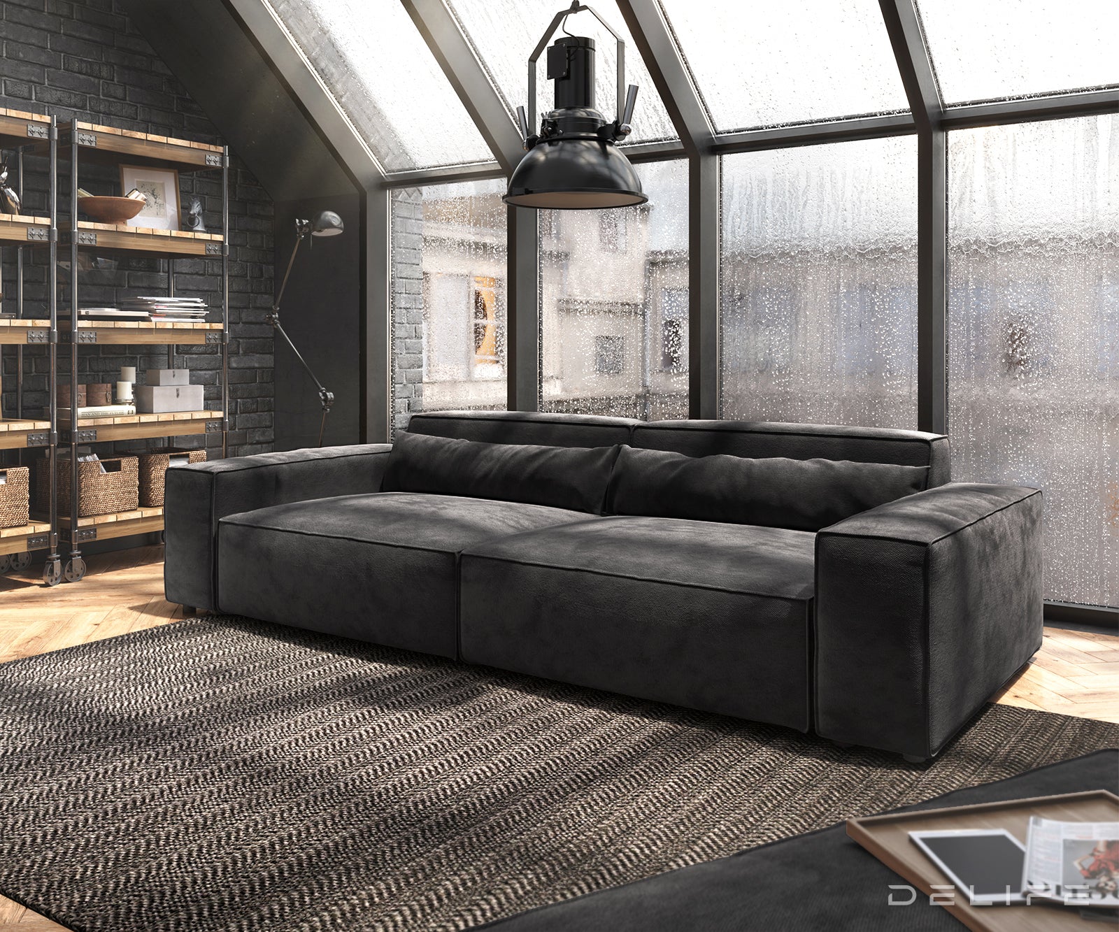 Kavč Sirpio XL 270x130cm, Material: Mikrofibra