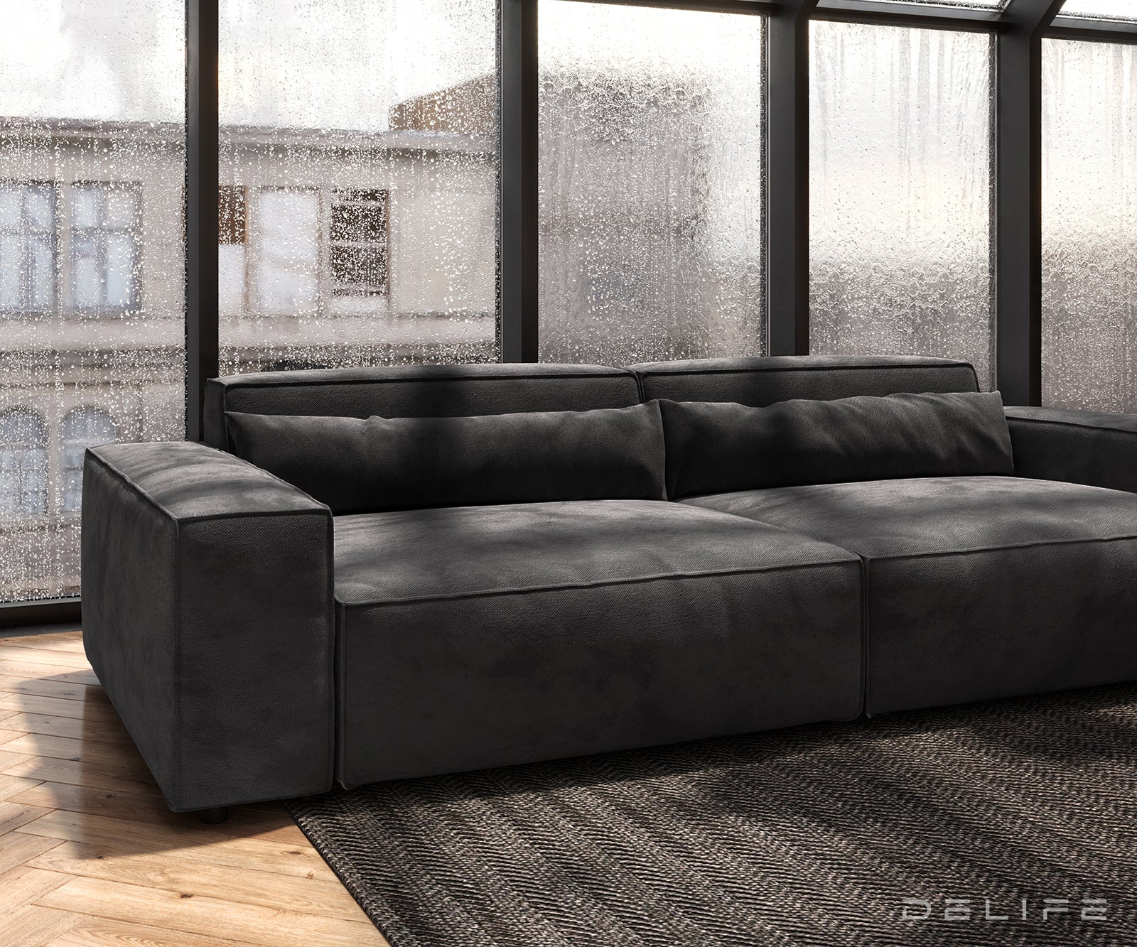 Kavč Sirpio XL 270x130cm, Material: Mikrofibra