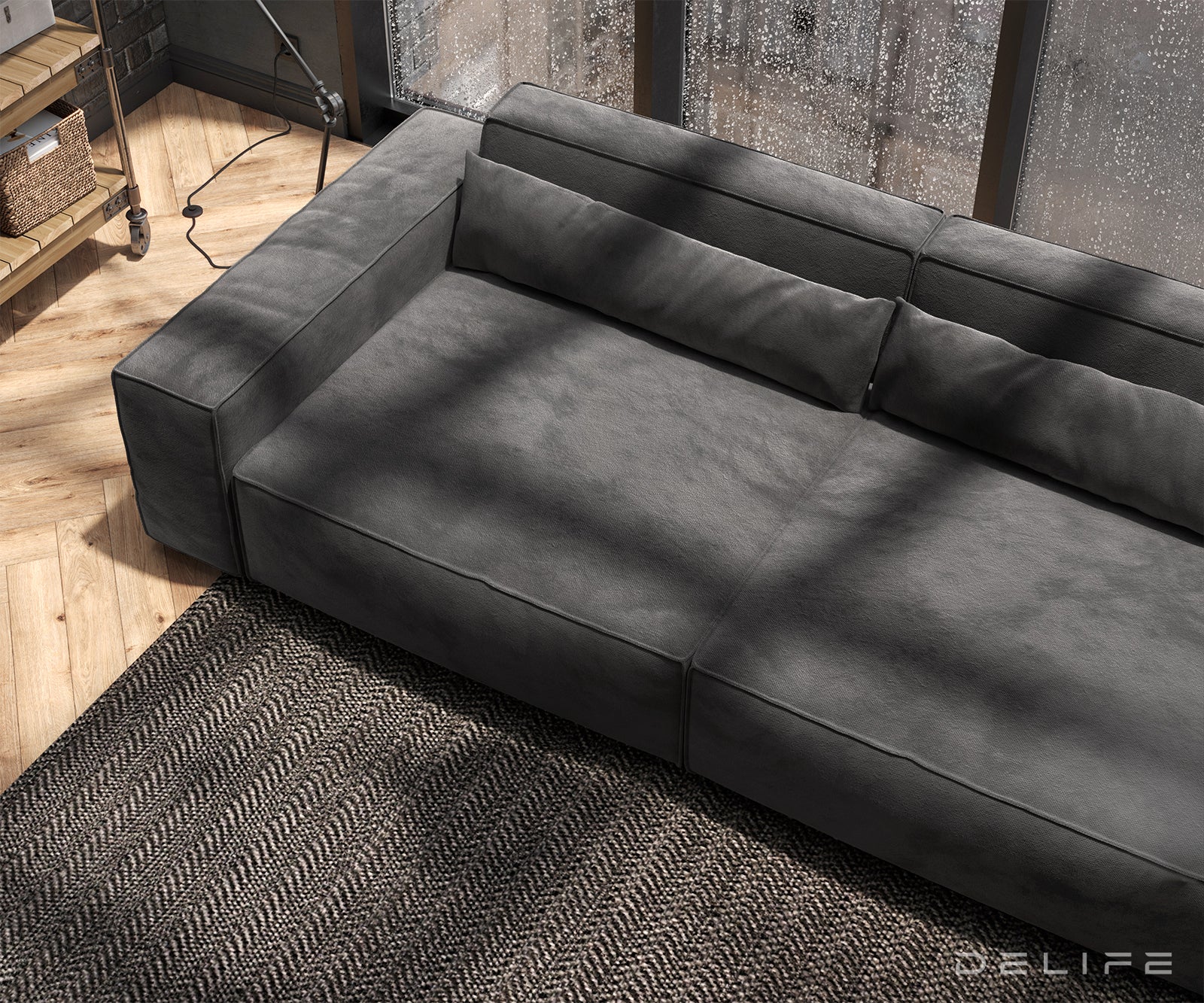 Kavč Sirpio XL 270x130cm, Material: Mikrofibra