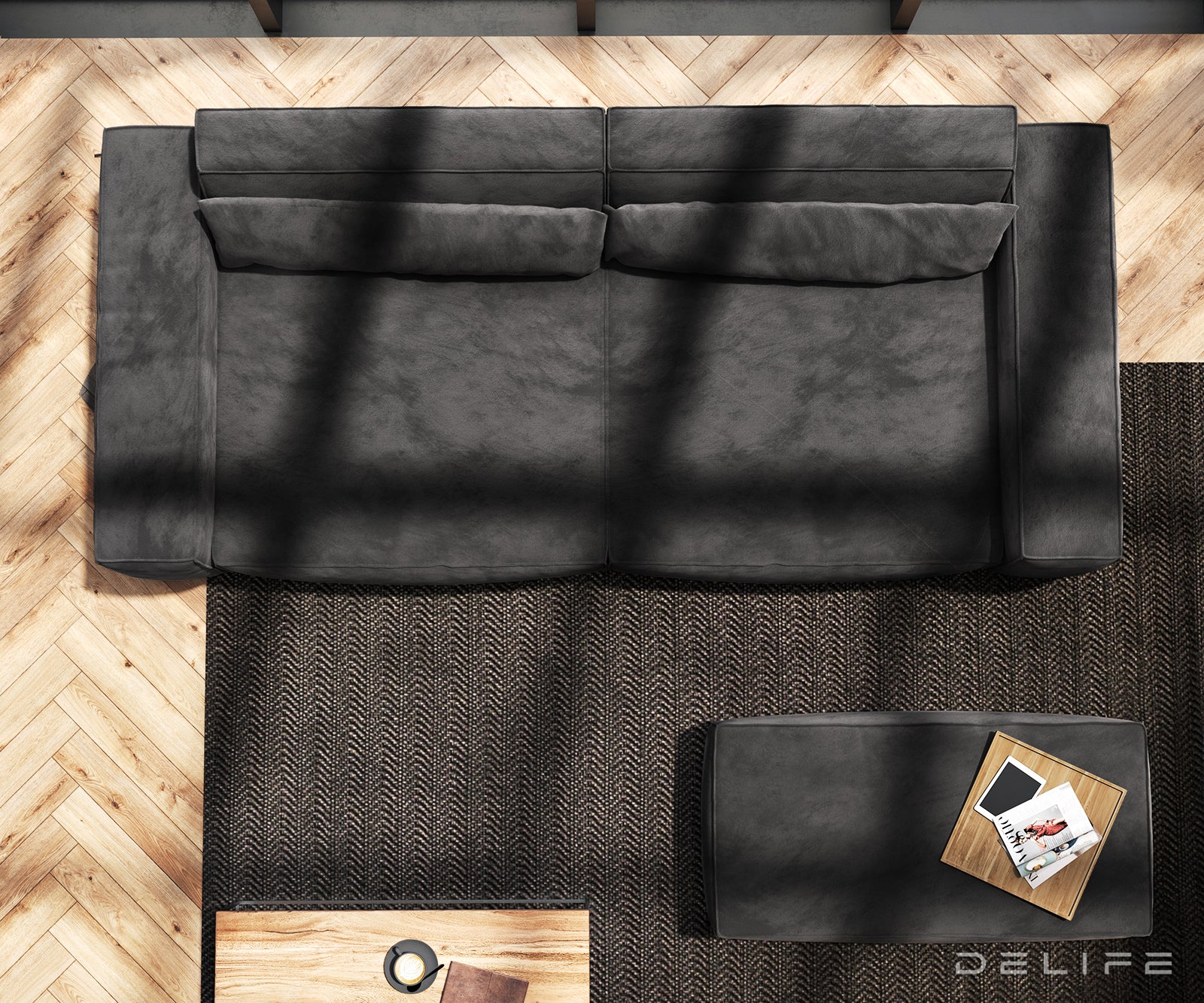 Kavč Sirpio XL 270x130cm, Material: Mikrofibra