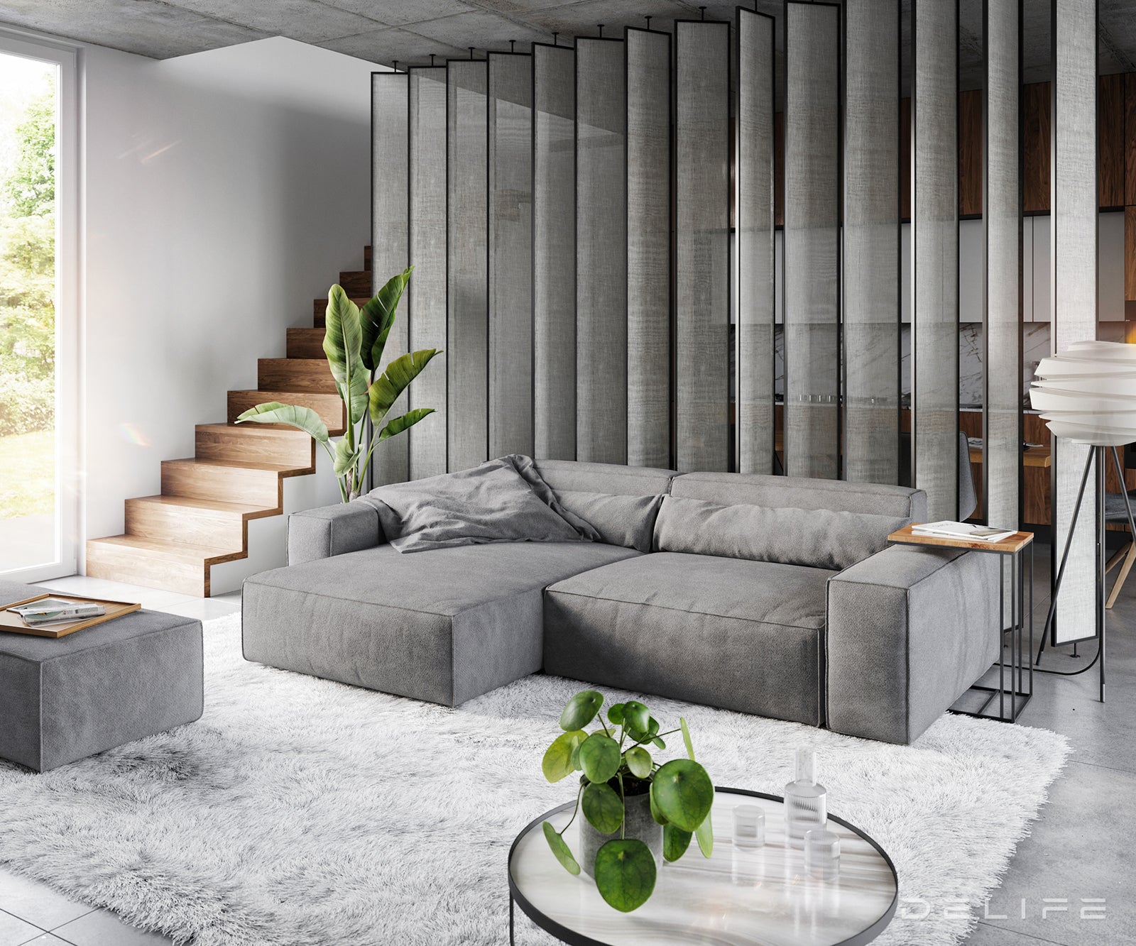 Kotna sedežna garnitura Sirpio XL 266x173cm, Material: Mikrofibra