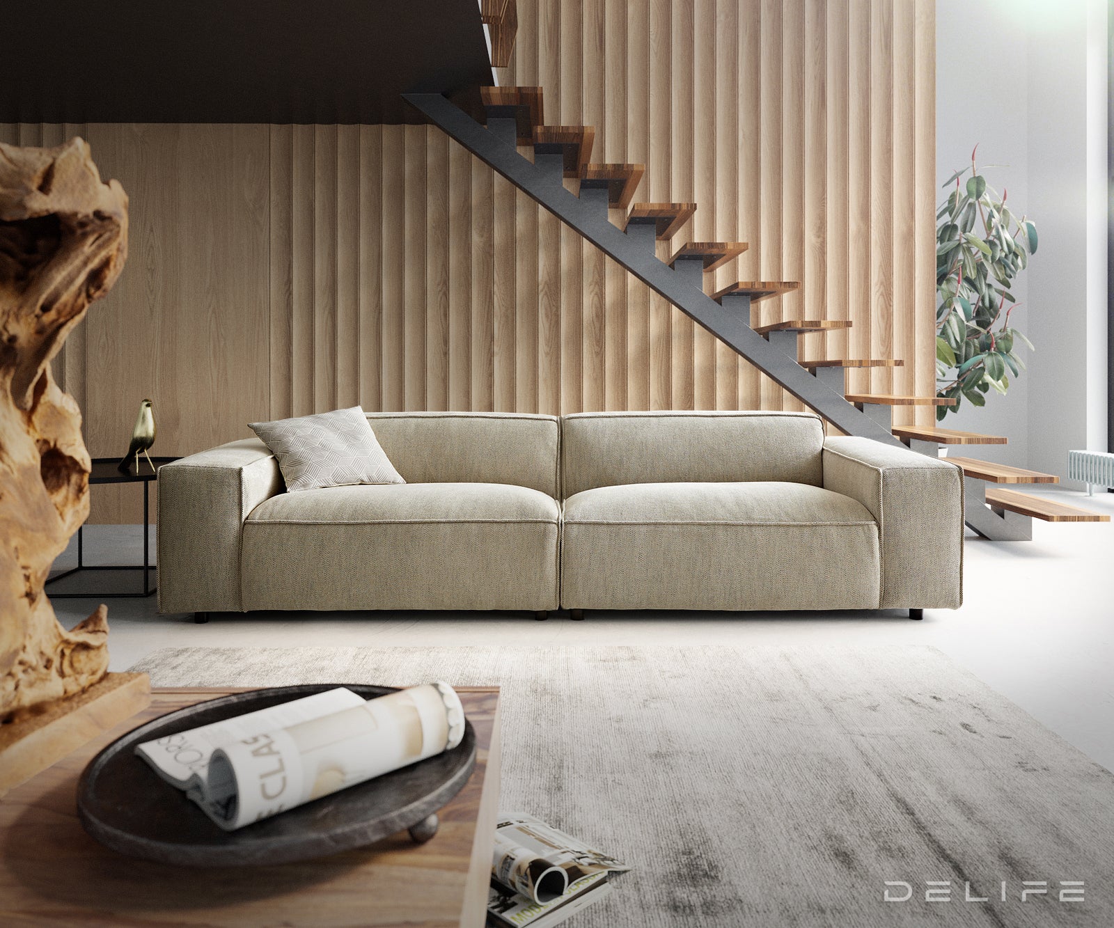 Kavč Tenso 286x105cm, Material: Ženilja