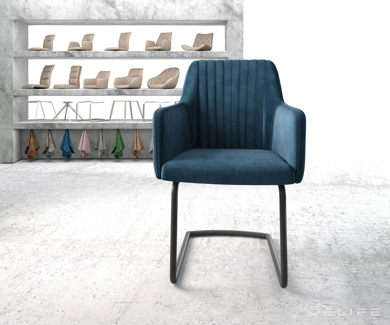 Jedilni stol Greg, Material: Žamet