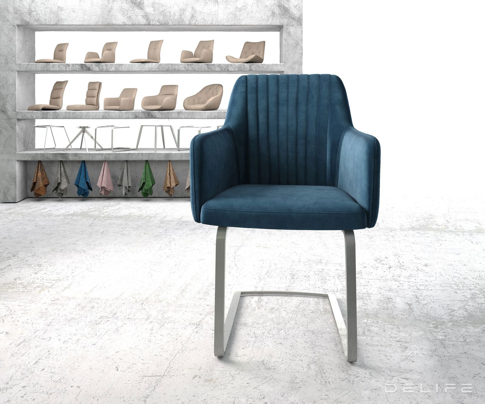 Jedilni stol Greg, Material: Žamet