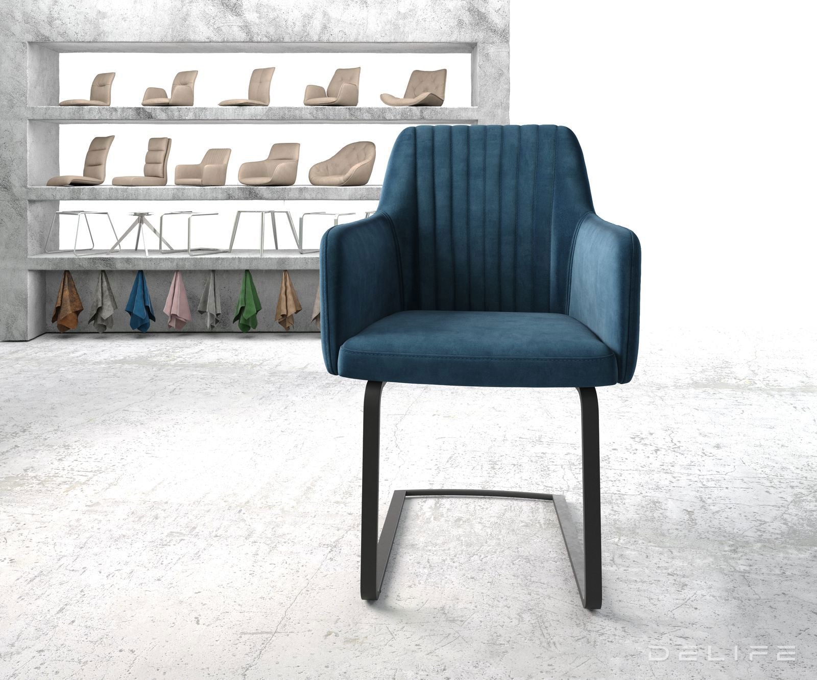 Jedilni stol Greg, Material: Žamet